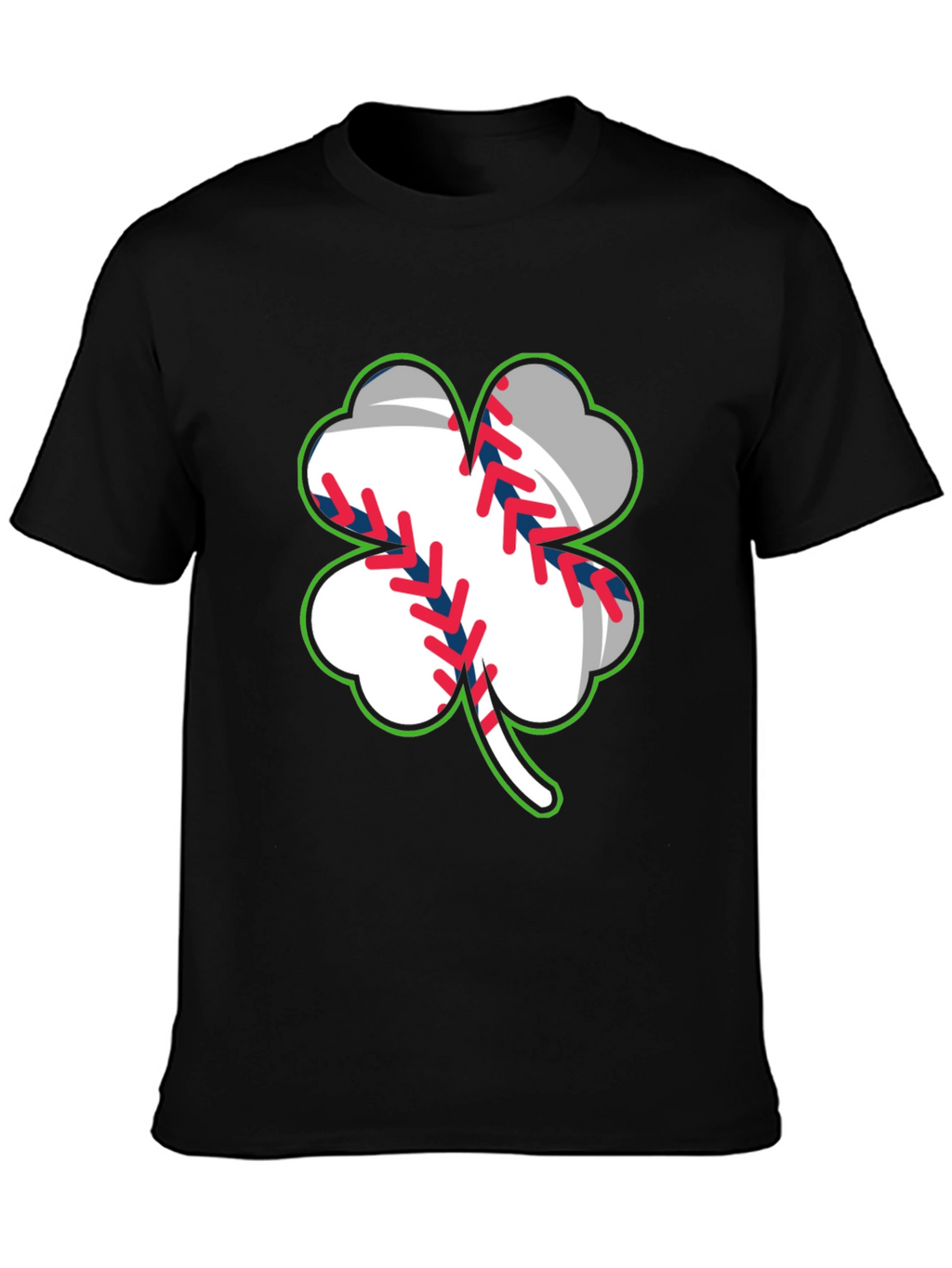 Shamrock Baseball T-Shirt - St. Patricks Day Luck!