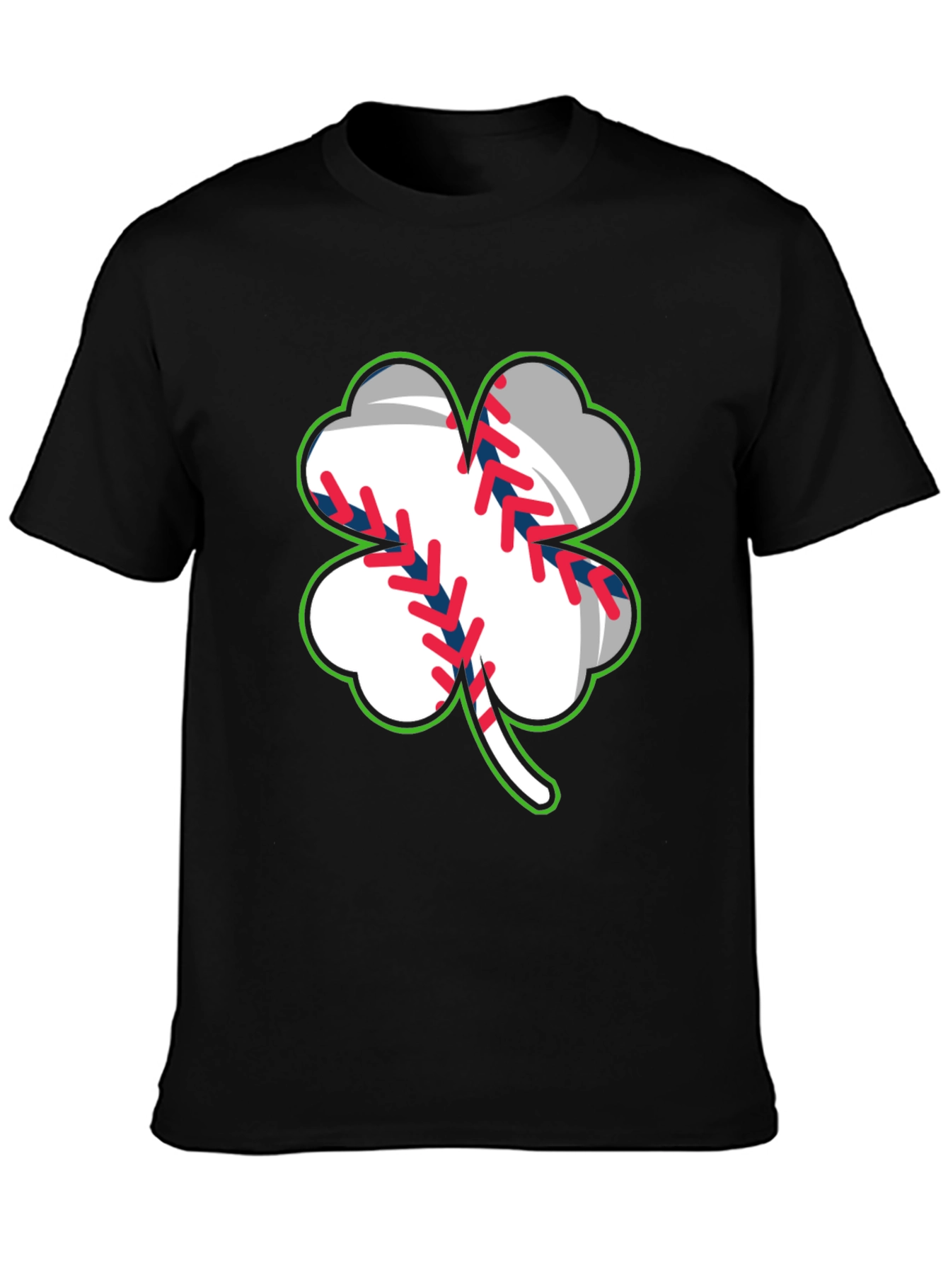 Shamrock Baseball T-Shirt - St. Patricks Day Luck!