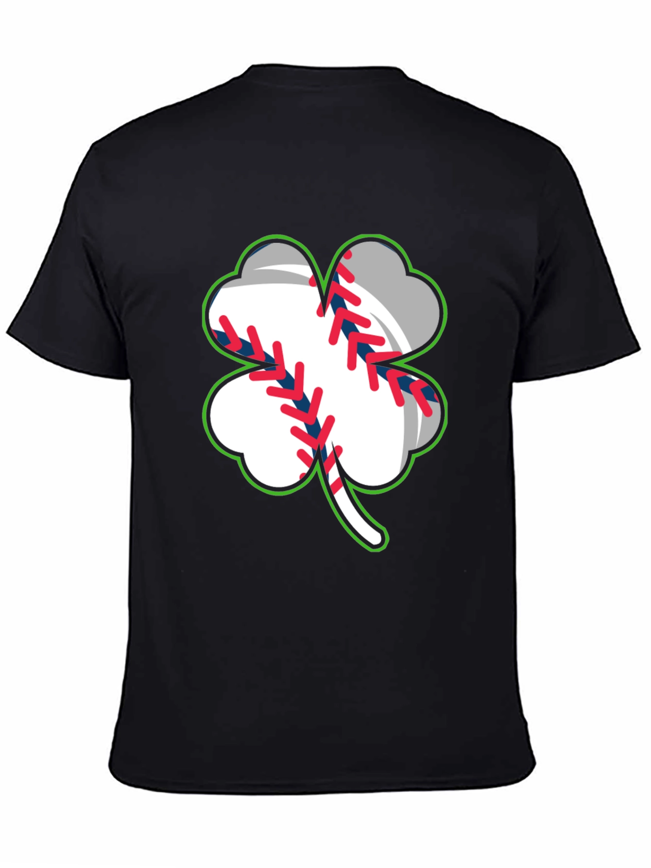 Shamrock Baseball T-Shirt - St. Patricks Day Luck!