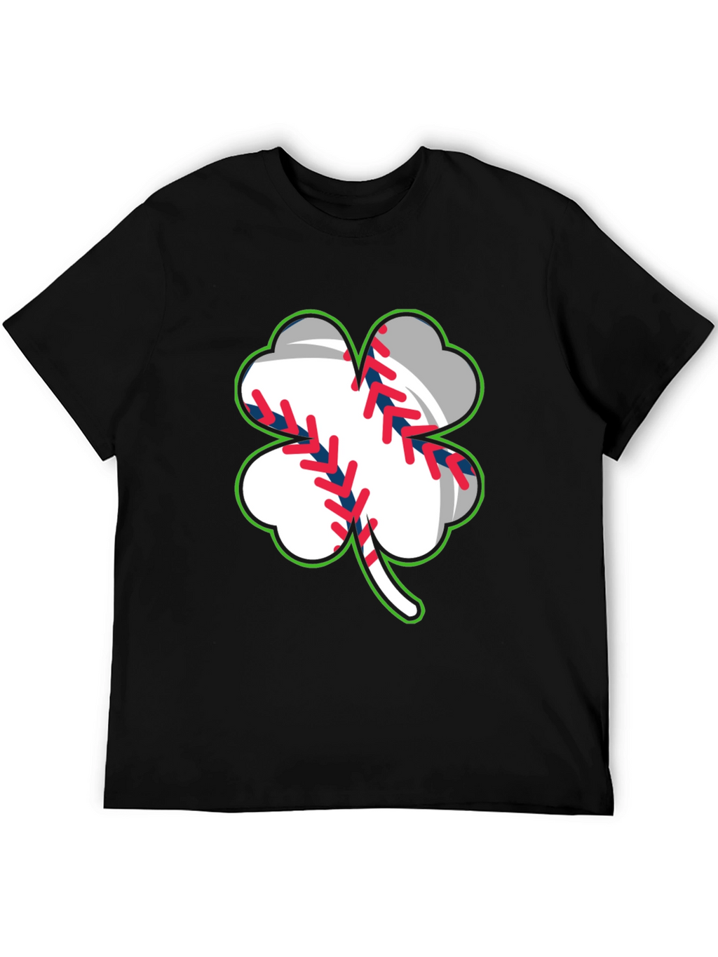 Shamrock Baseball T-Shirt - St. Patricks Day Luck!