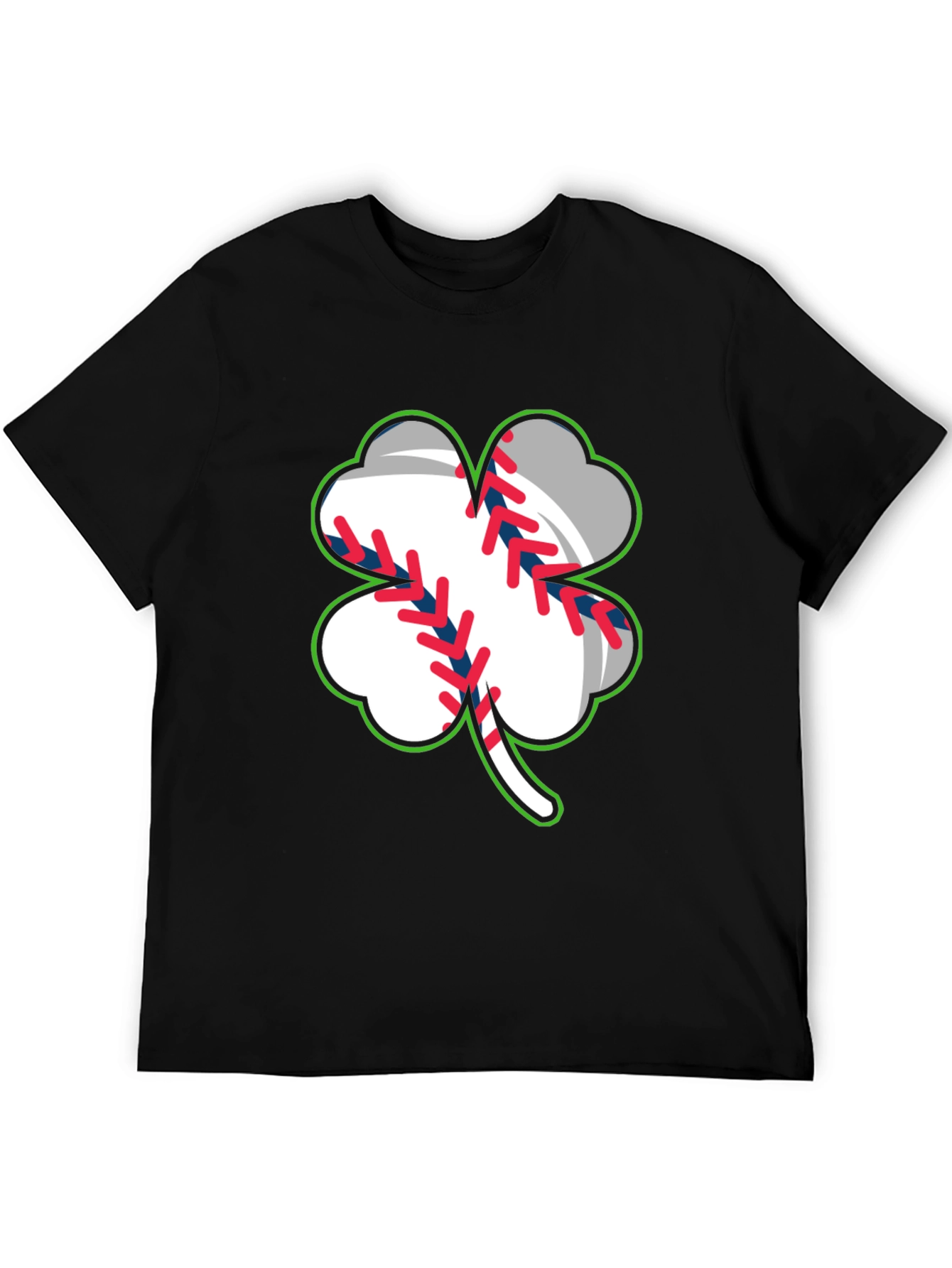 Shamrock Baseball T-Shirt - St. Patricks Day Luck!