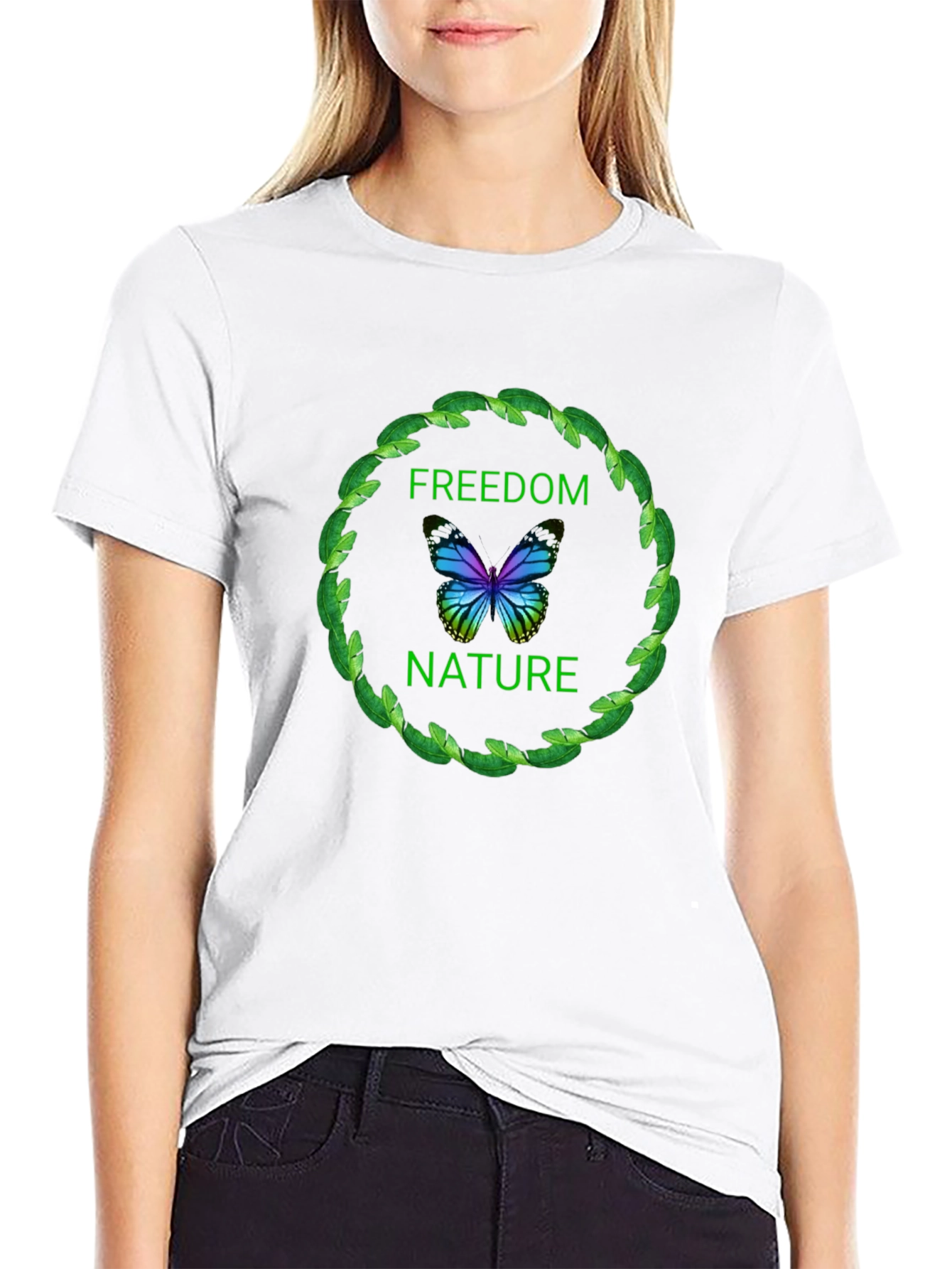Freedom Nature Graphic T-Shirt