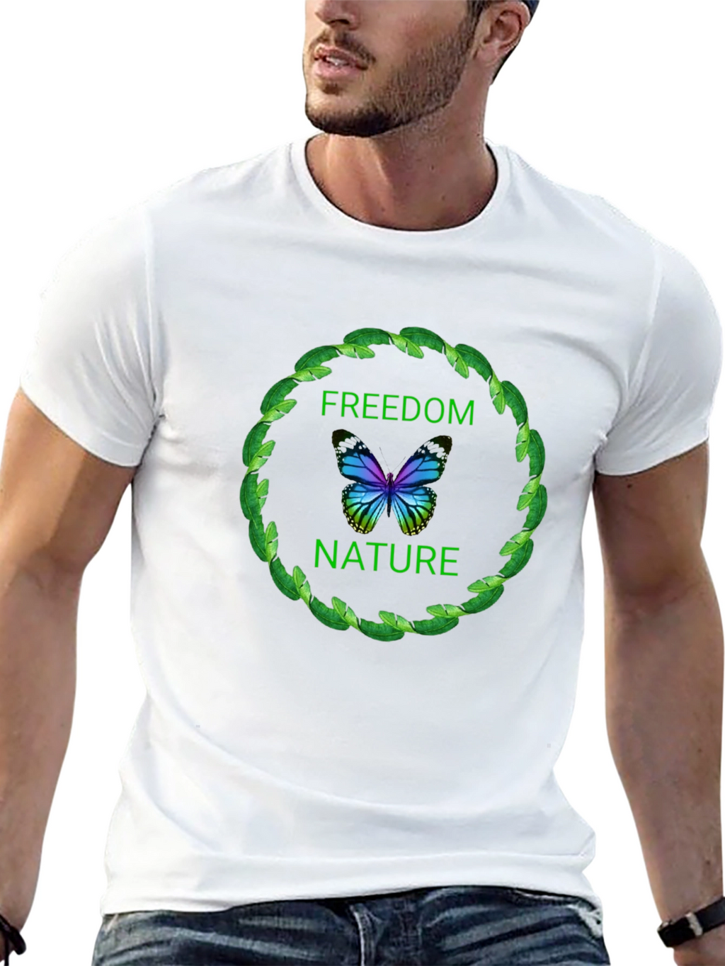 Freedom Nature Graphic T-Shirt