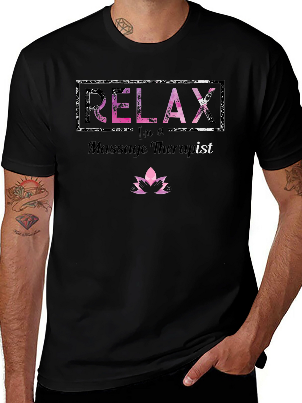 Relax Massage Therapist Graphic Tee
