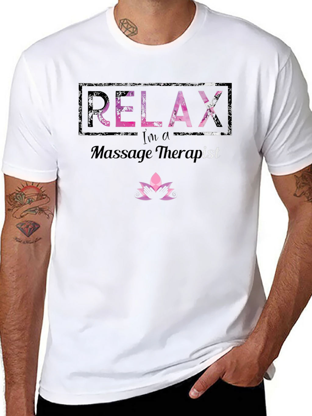 Relax Massage Therapist Graphic Tee