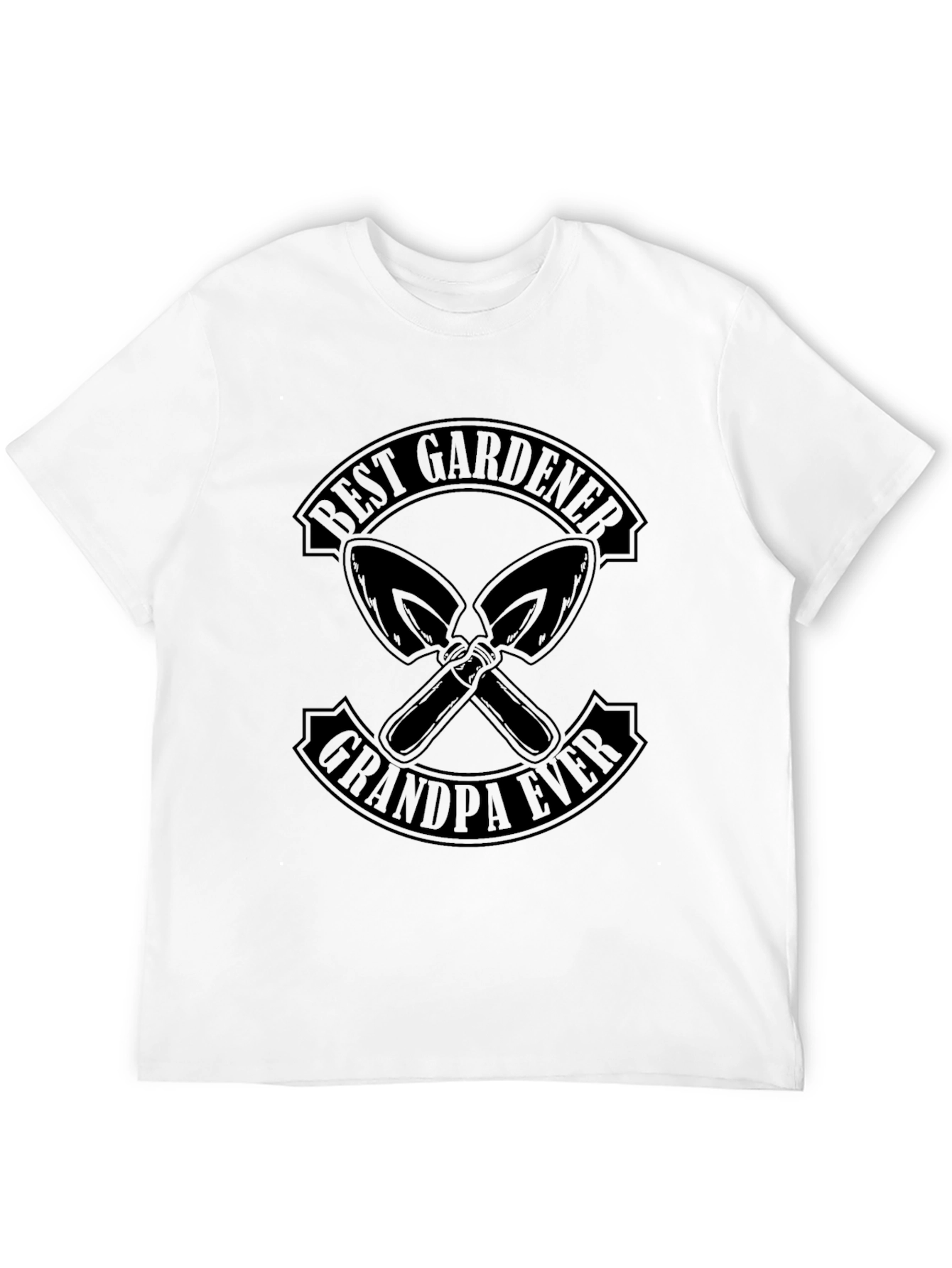 Best Gardener Grandpa Ever T-Shirt - Black
