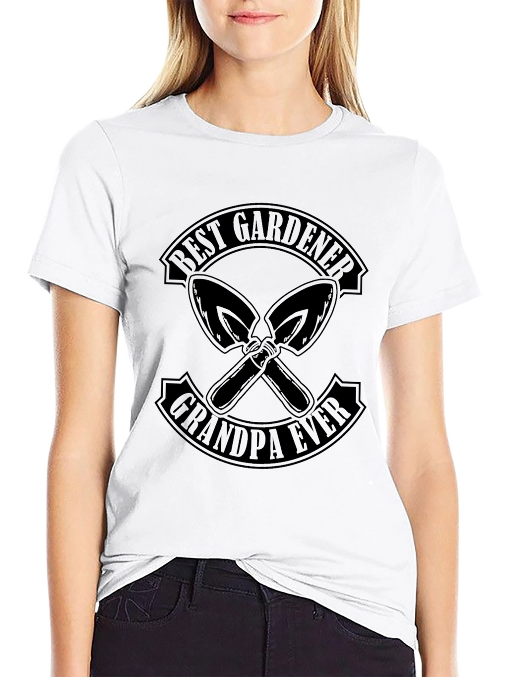 Best Gardener Grandpa Ever T-Shirt - Black