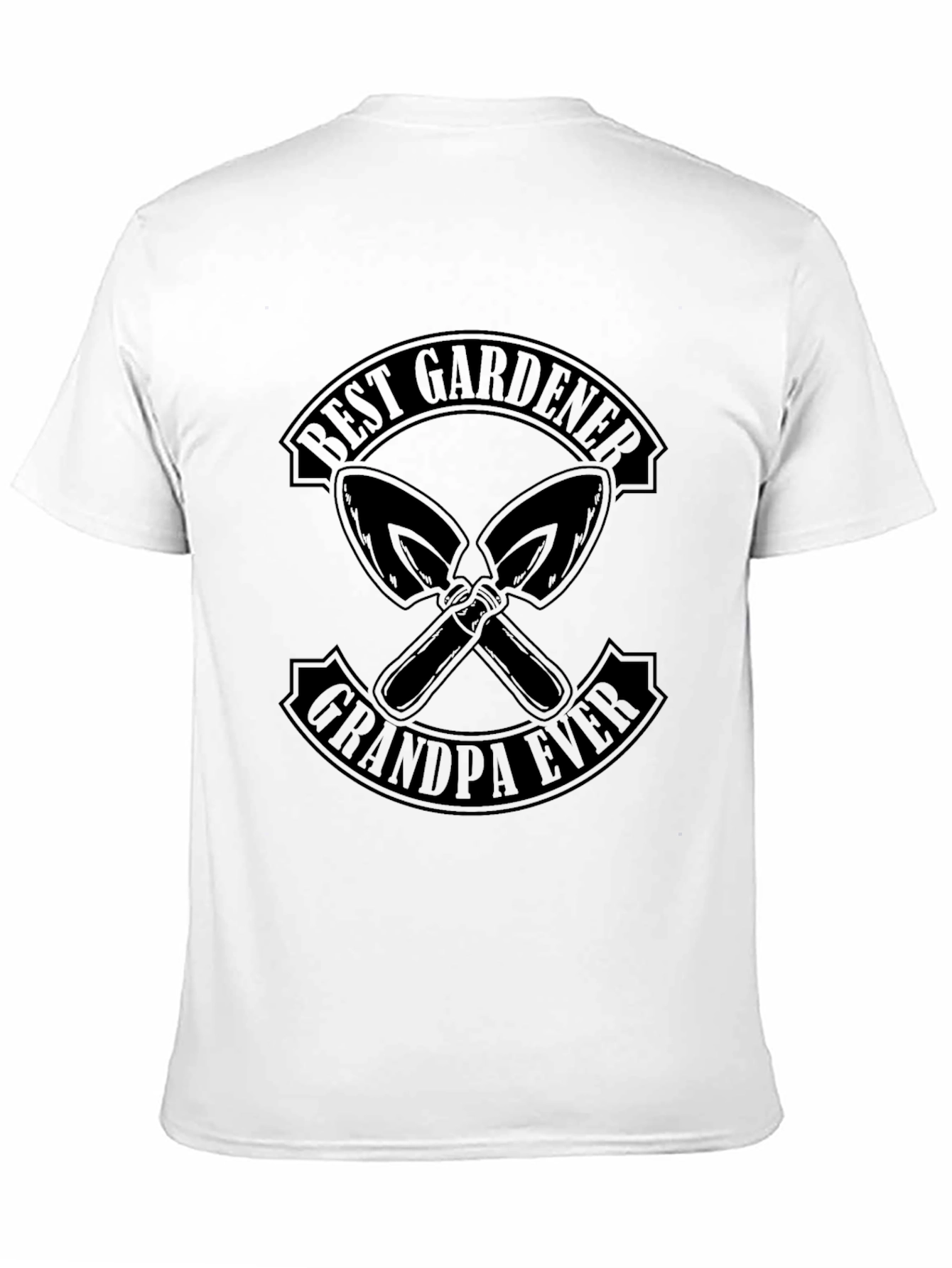 Best Gardener Grandpa Ever T-Shirt - Black