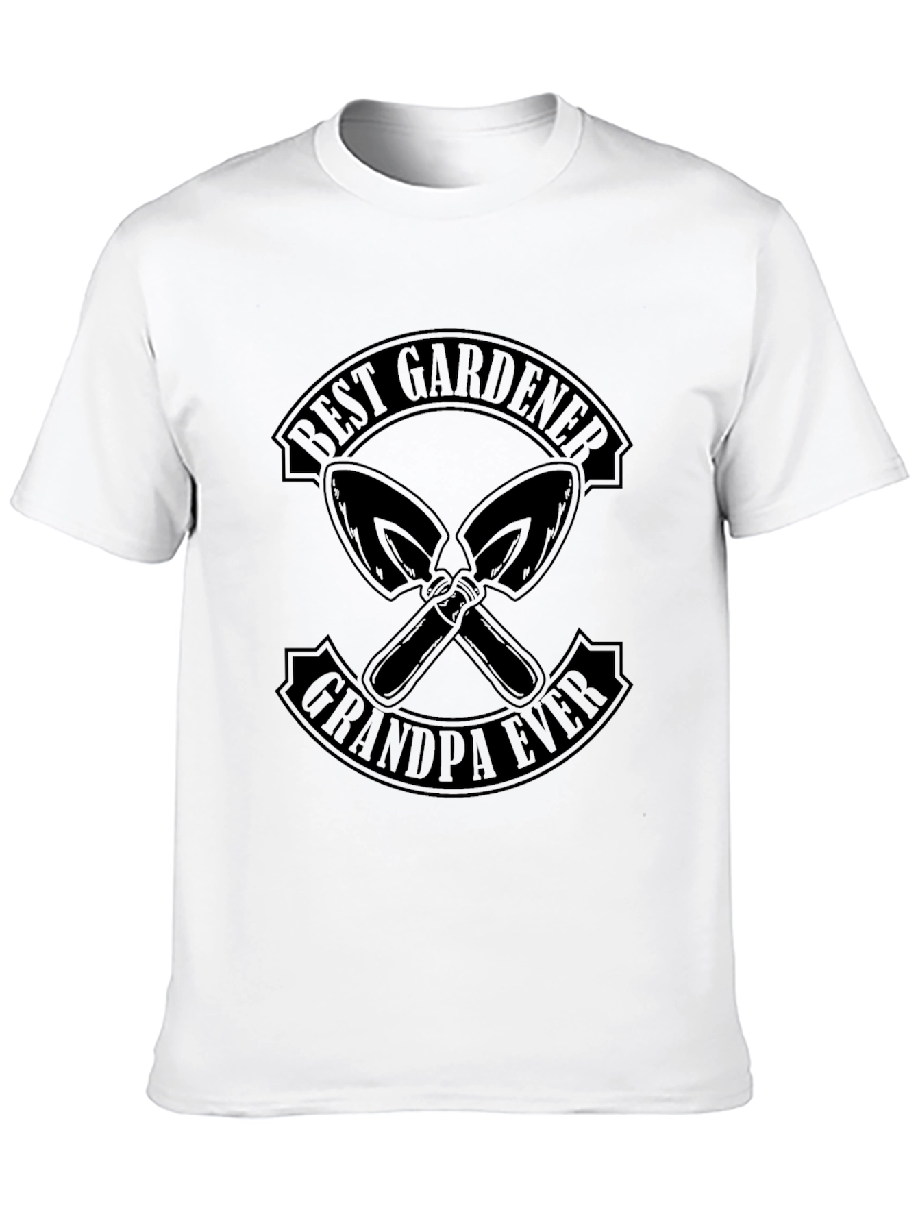 Best Gardener Grandpa Ever T-Shirt - Black