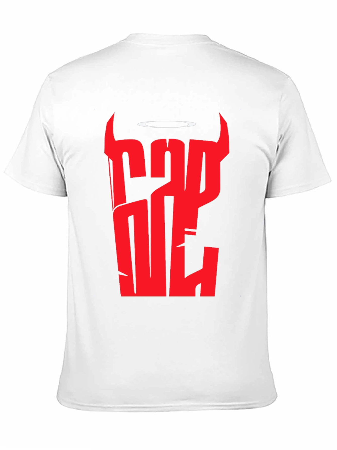 Devil & Angel Graphic Tee - Bad One Black T-Shirt