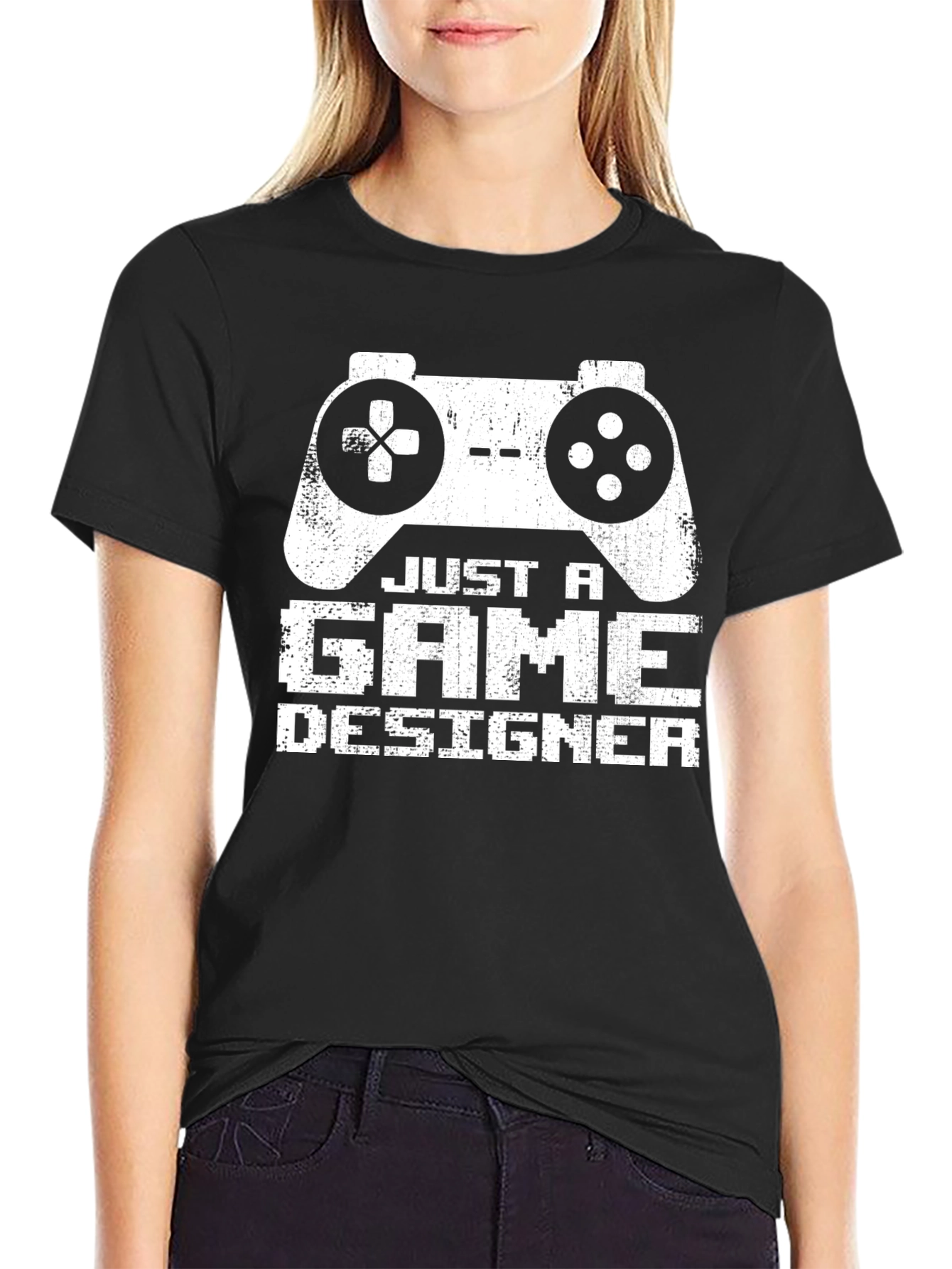 Just A Game Designer T-Shirt - Gamer Apparel