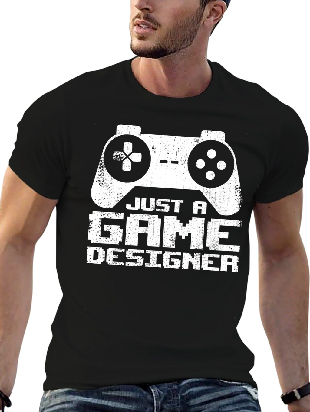 Just A Game Designer T-Shirt - Gamer Apparel