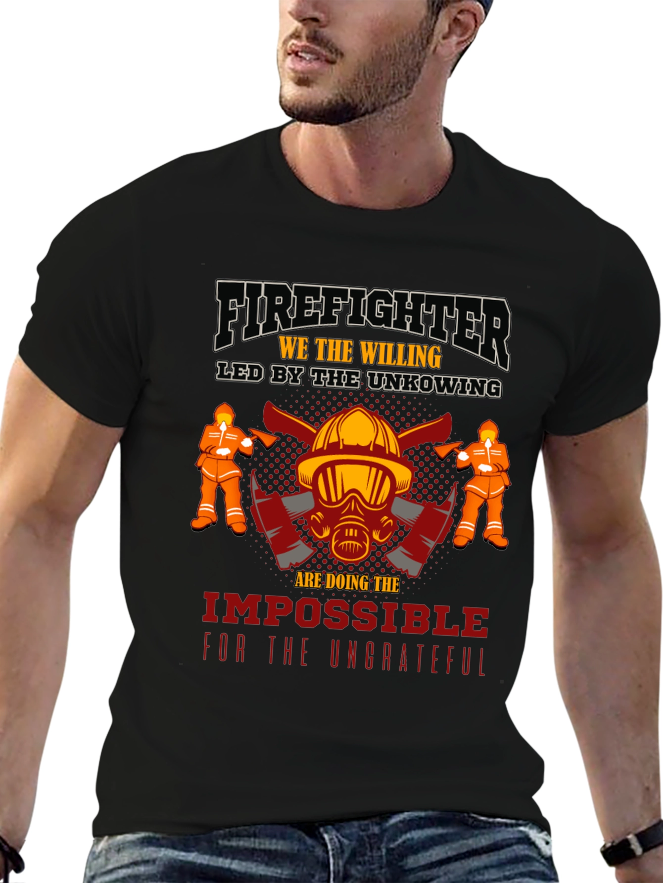 Firefighter Graphic T-Shirt