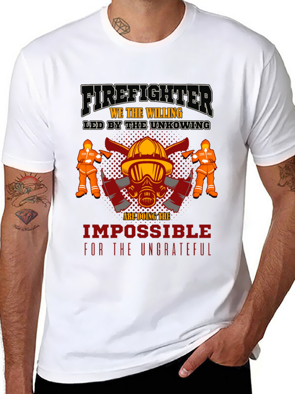 Firefighter Graphic T-Shirt