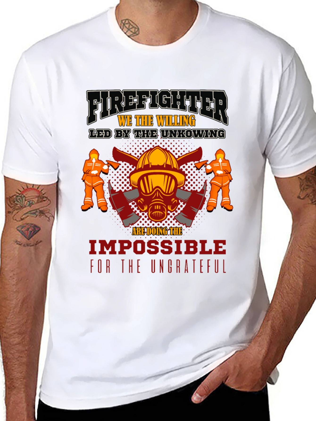 Firefighter Graphic T-Shirt