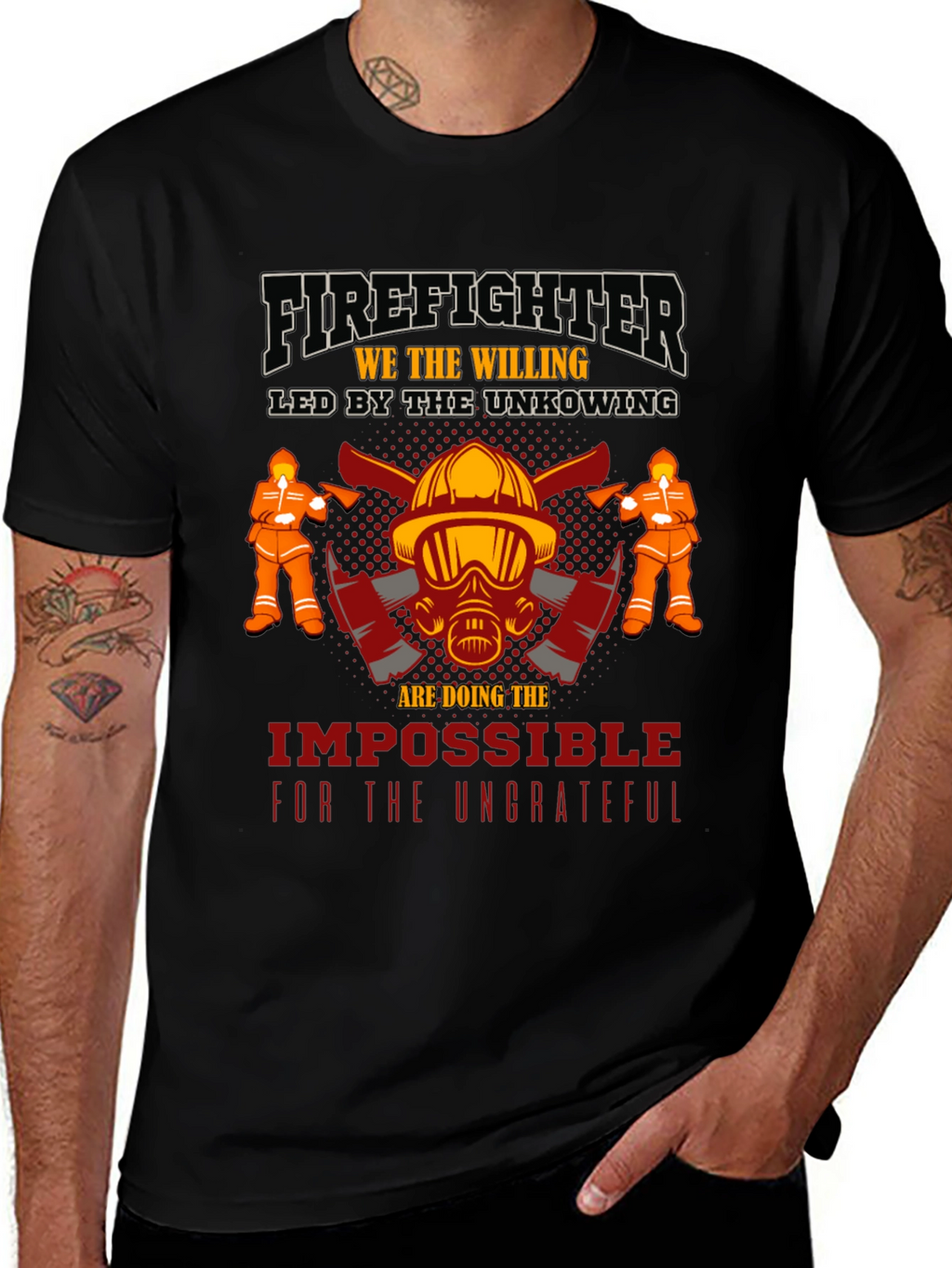 Firefighter Graphic T-Shirt