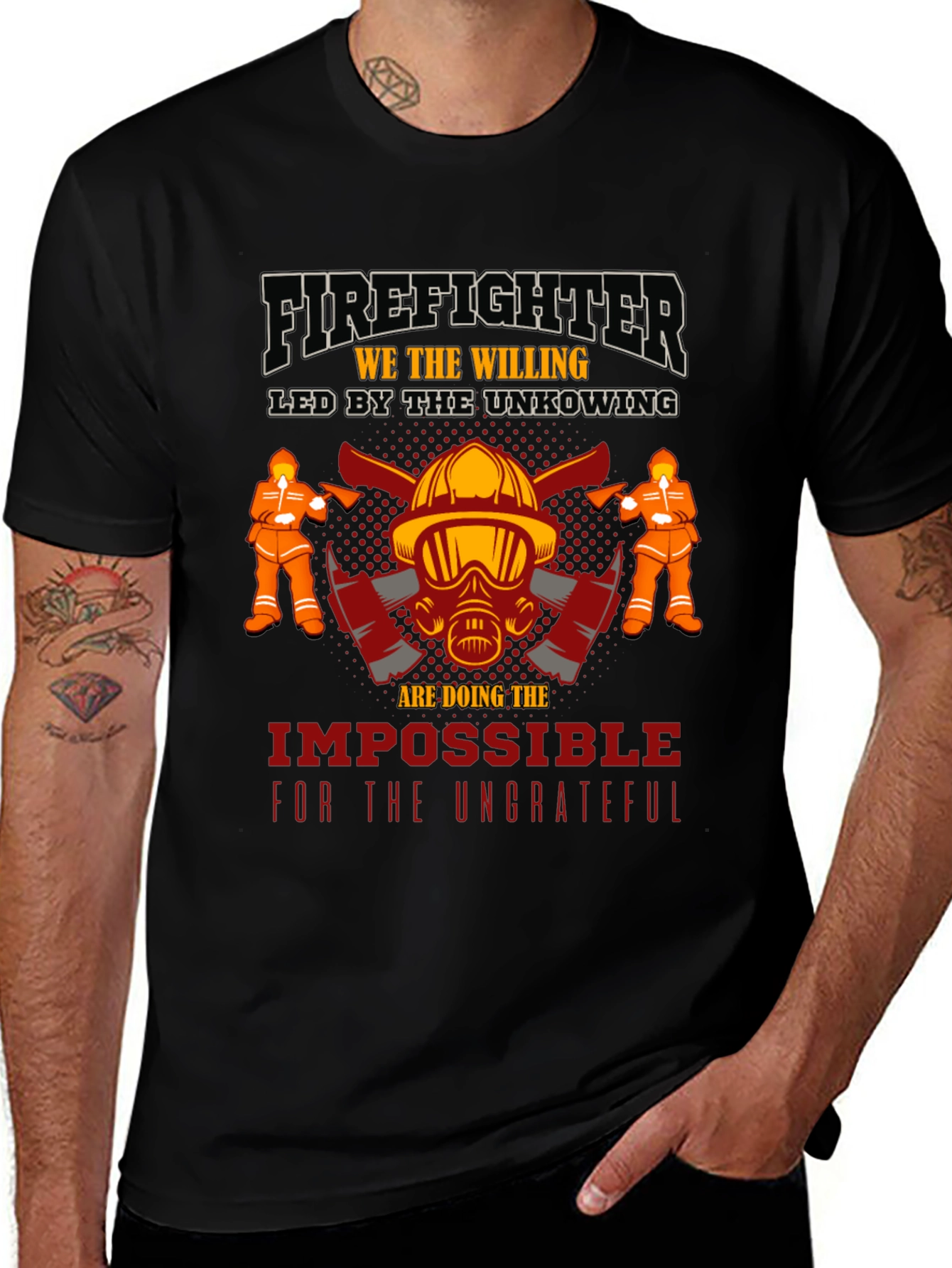 Firefighter Graphic T-Shirt