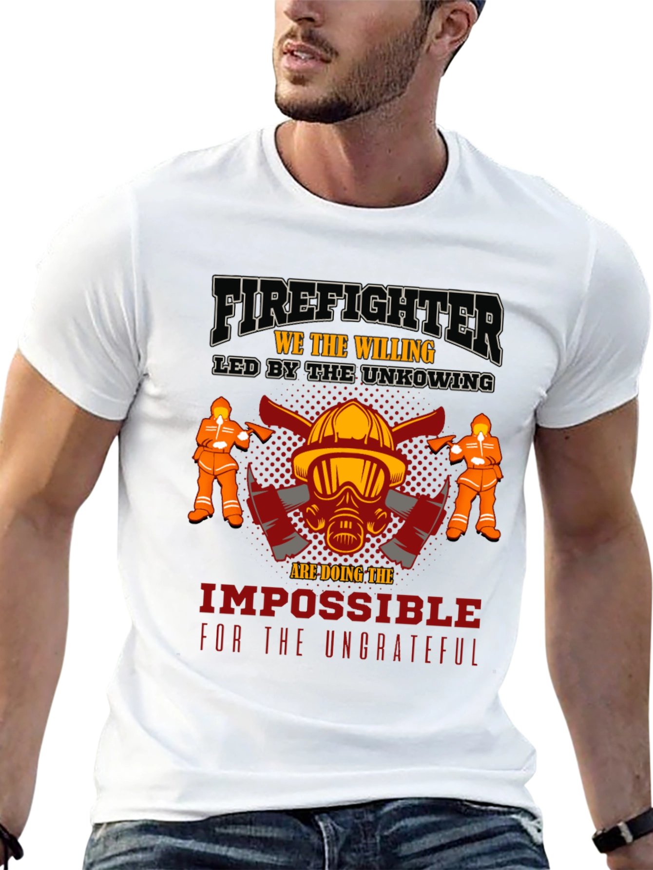 Firefighter Graphic T-Shirt