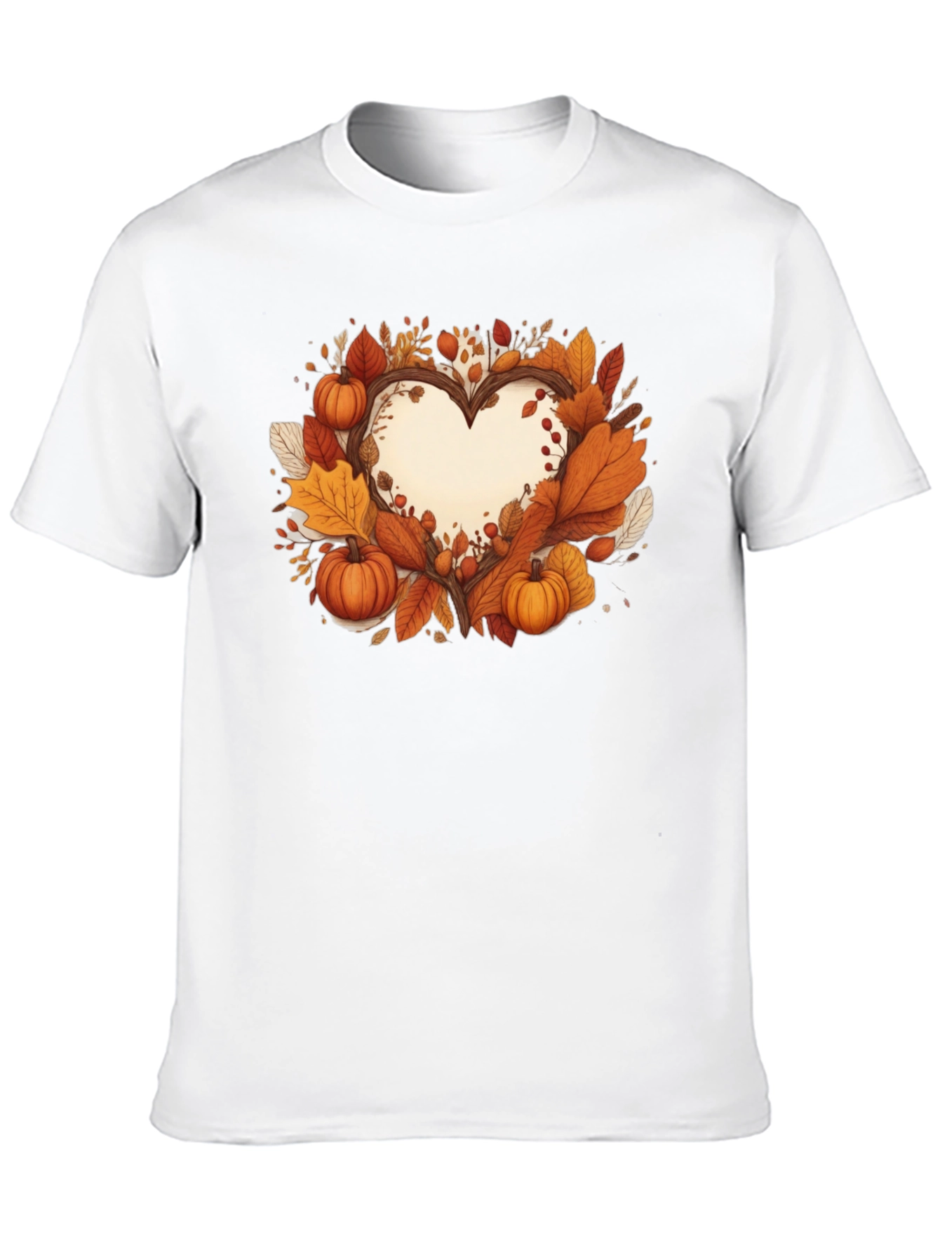 Autumn Heart Tee - Fall Harvest Shirt