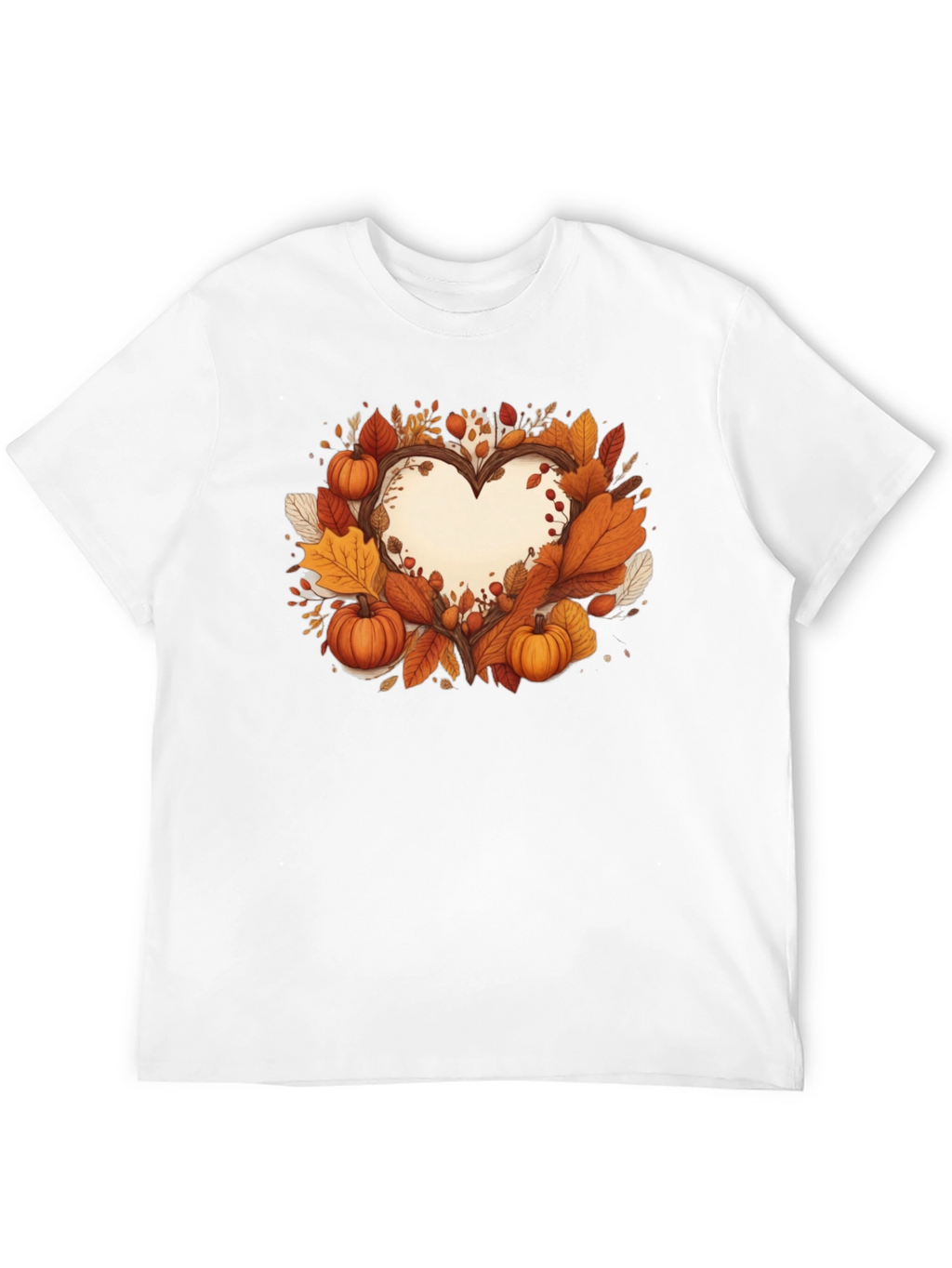 Autumn Heart Tee - Fall Harvest Shirt
