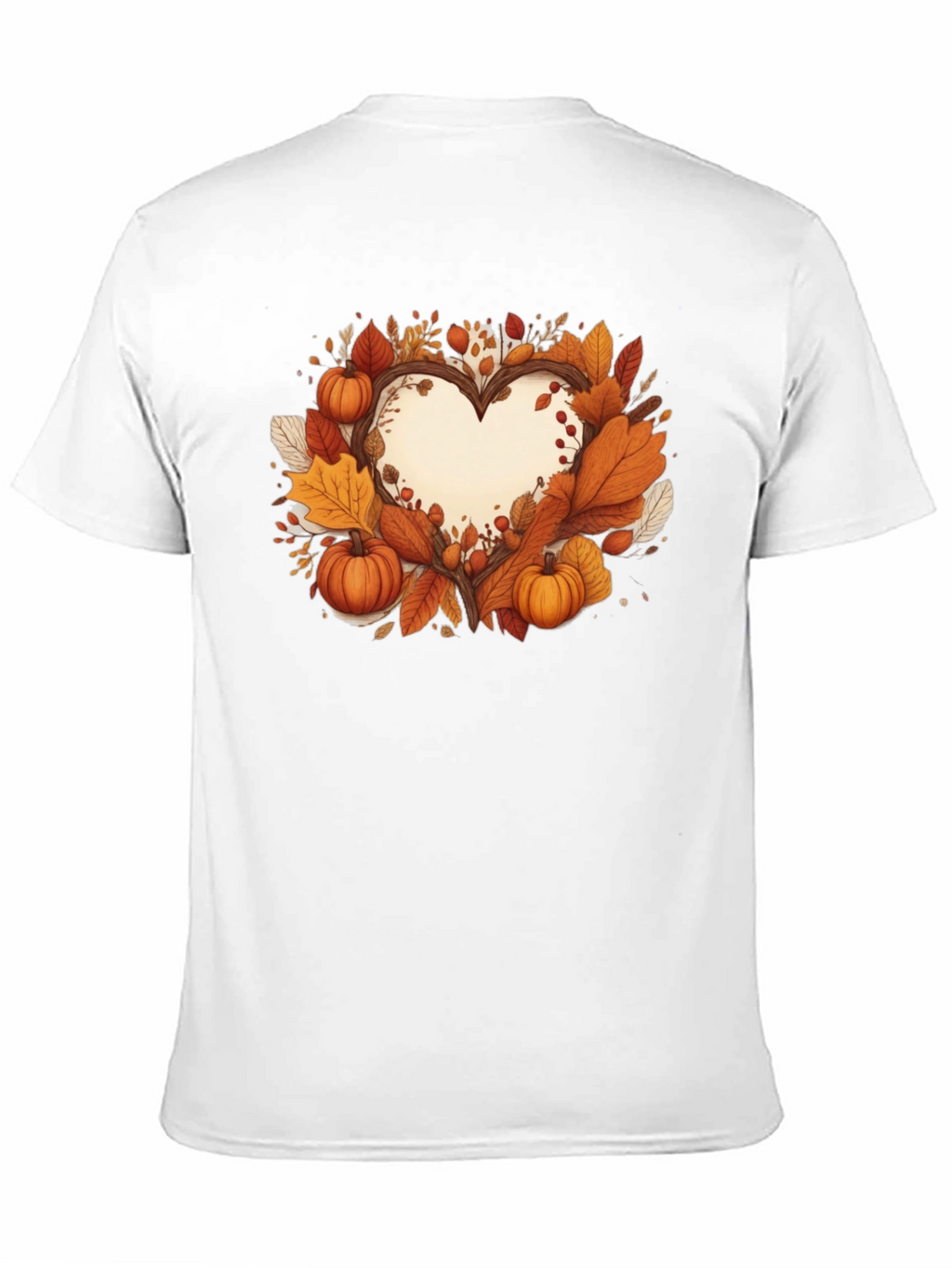 Autumn Heart Tee - Fall Harvest Shirt