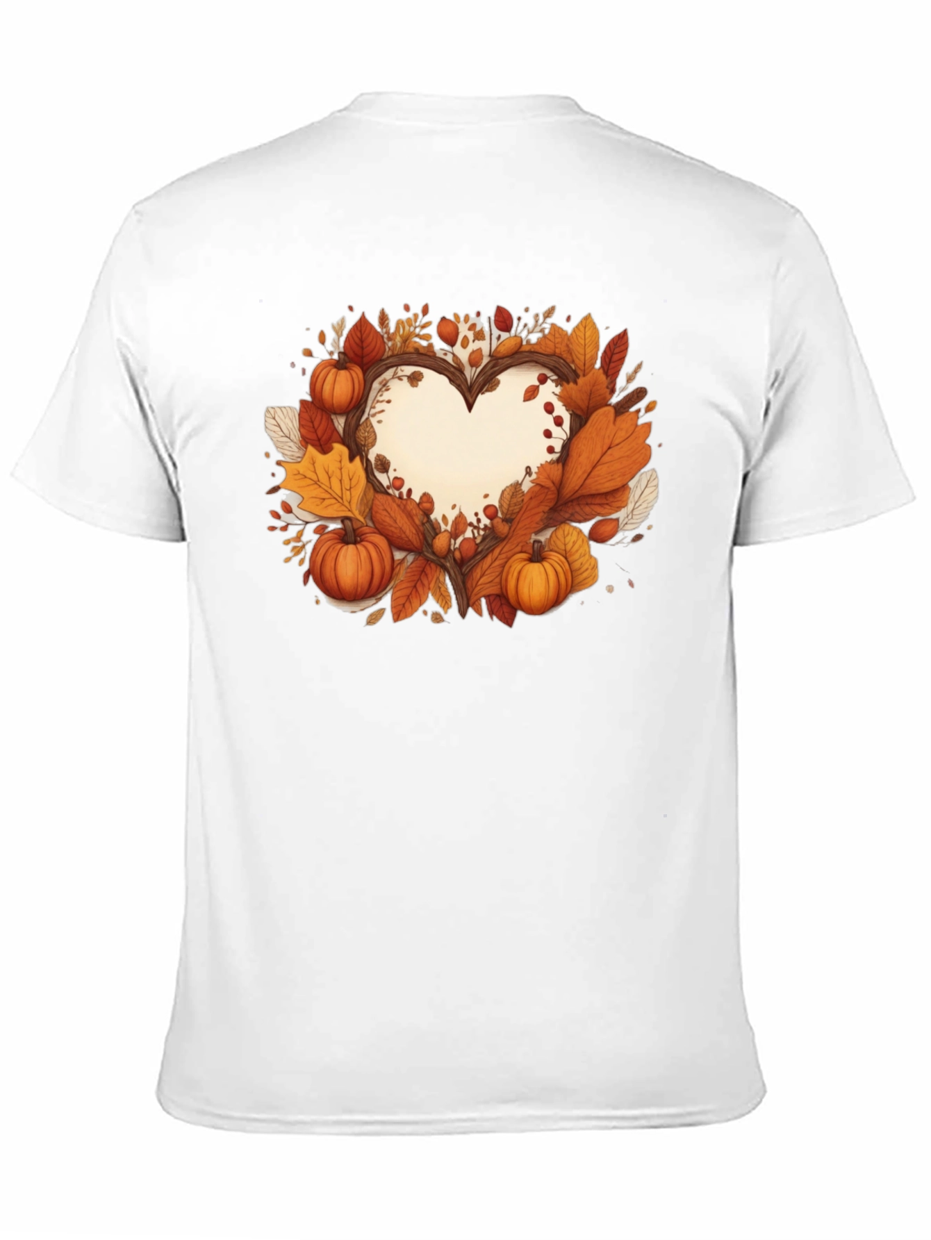 Autumn Heart Tee - Fall Harvest Shirt