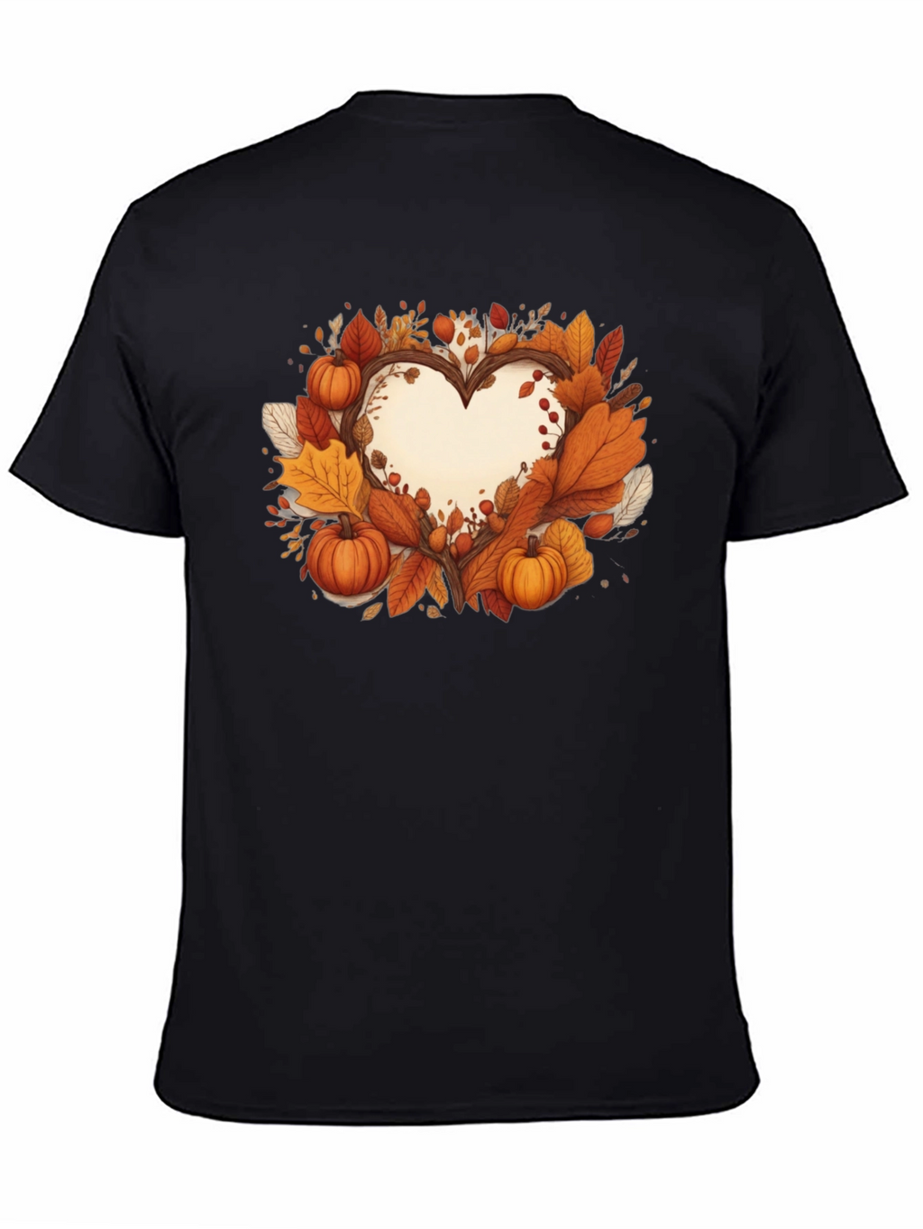 Autumn Heart Tee - Fall Harvest Shirt