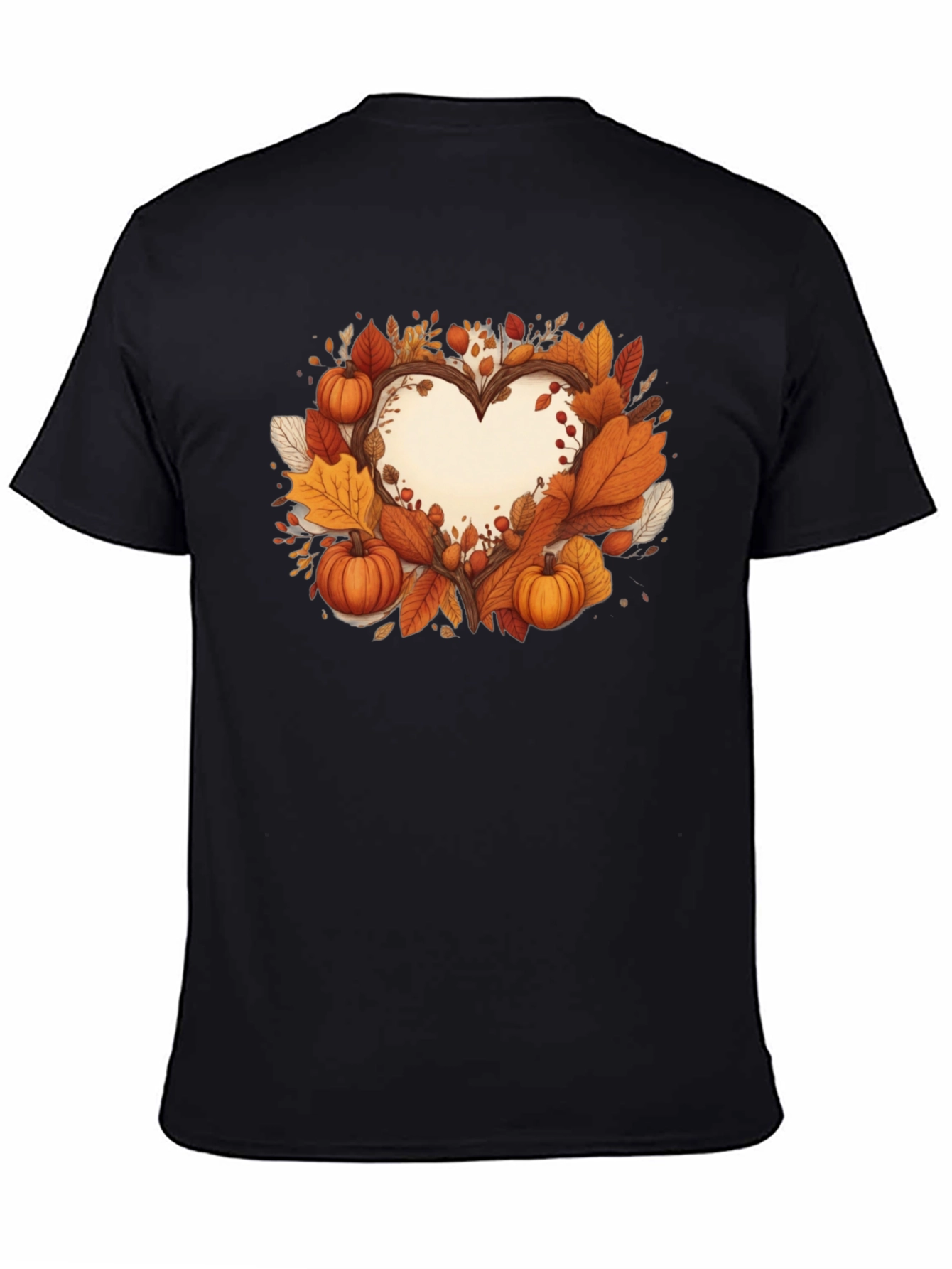 Autumn Heart Tee - Fall Harvest Shirt