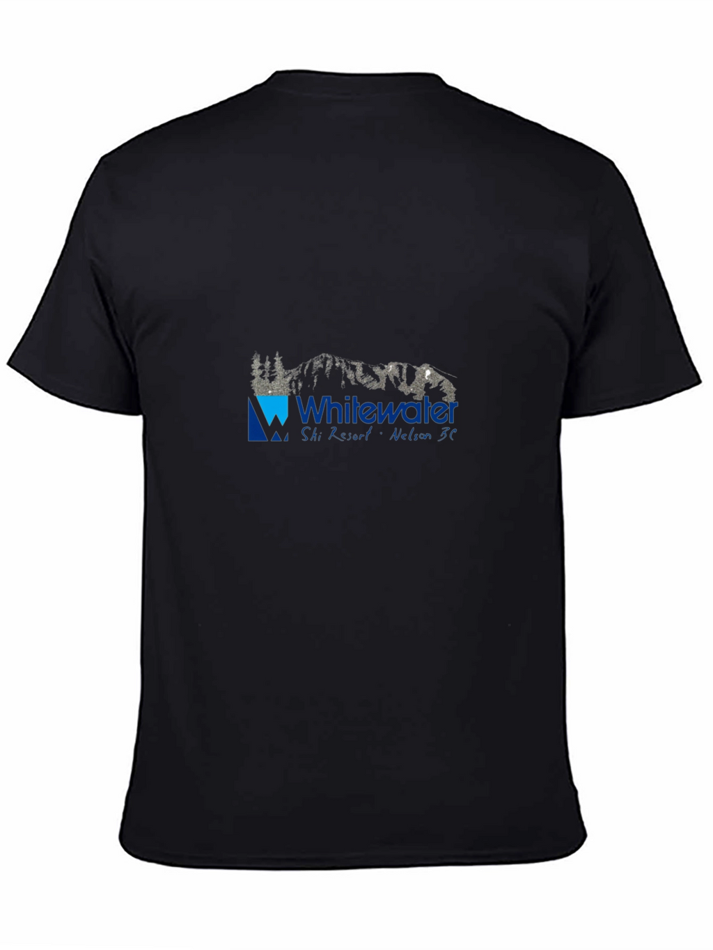 Whitewater Ski Resort Black T-Shirt