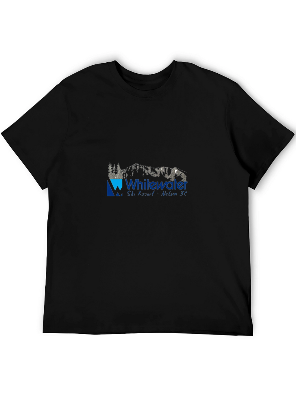 Whitewater Ski Resort Black T-Shirt
