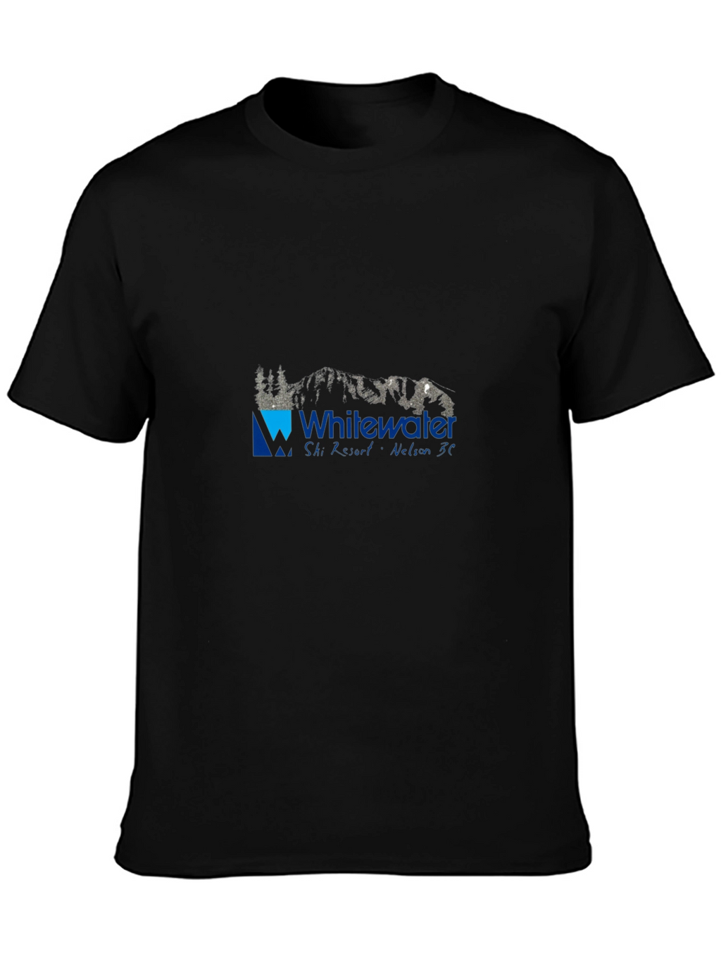 Whitewater Ski Resort Black T-Shirt