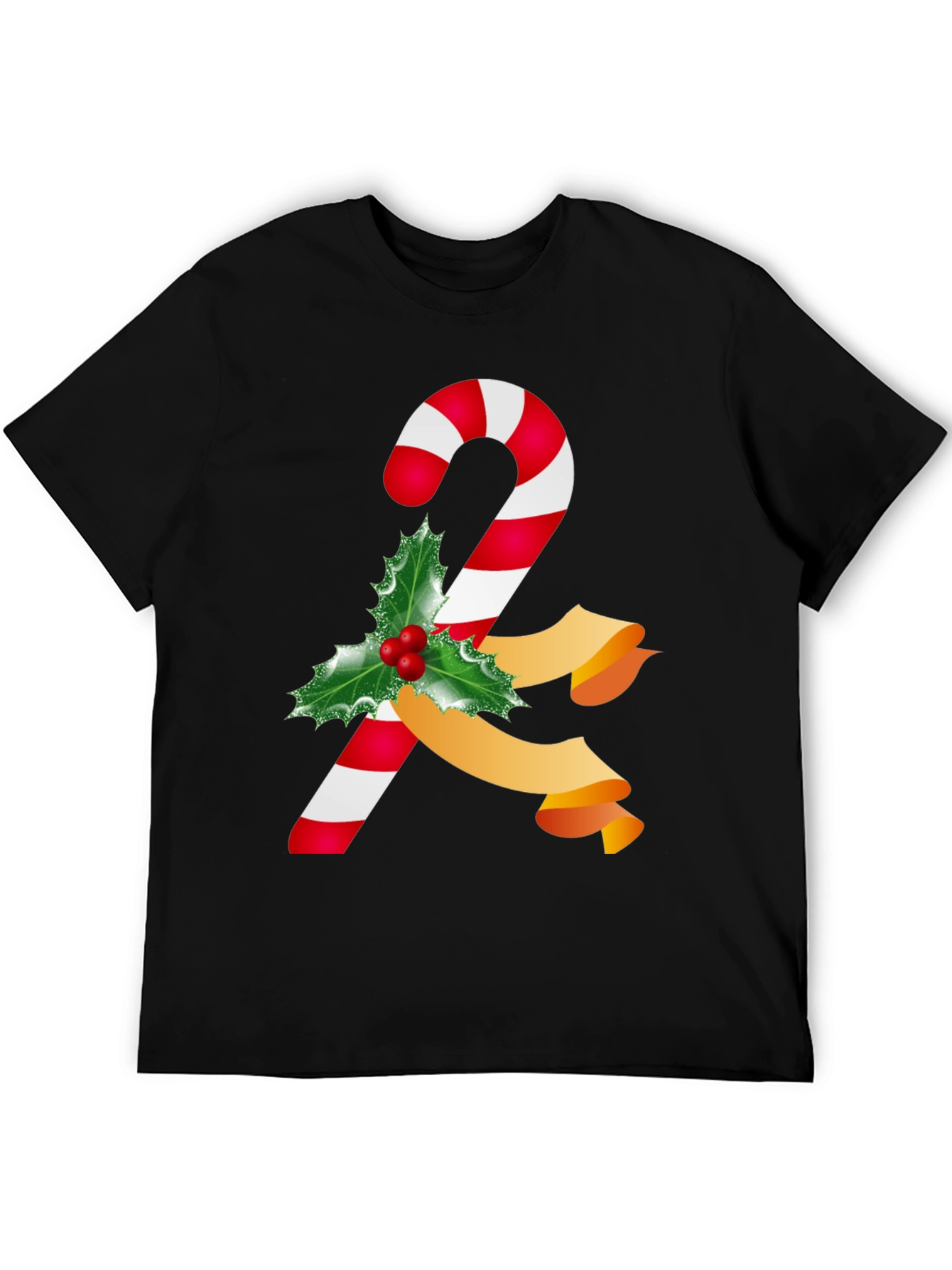 Candy Cane Christmas T-Shirt - Holiday Festive Wear