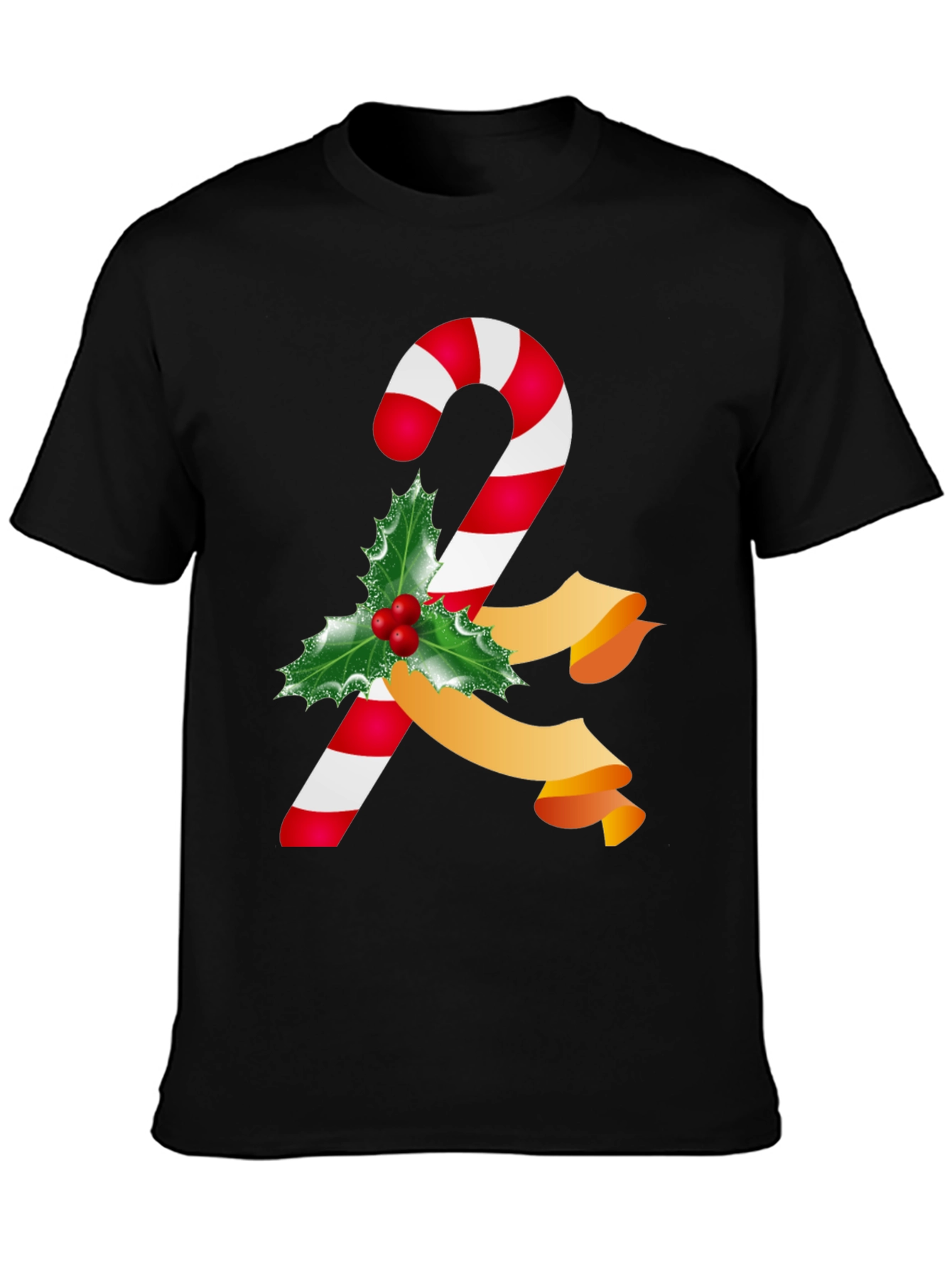 Candy Cane Christmas T-Shirt - Holiday Festive Wear