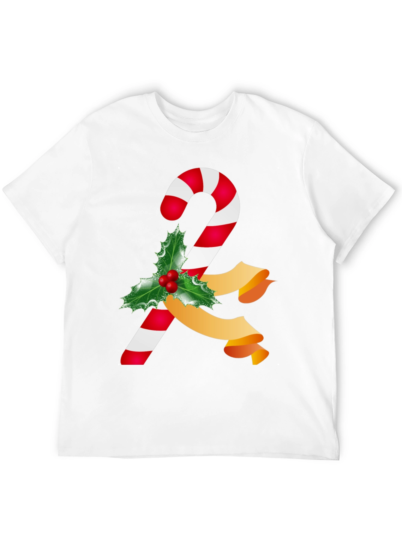 Candy Cane Christmas T-Shirt - Holiday Festive Wear