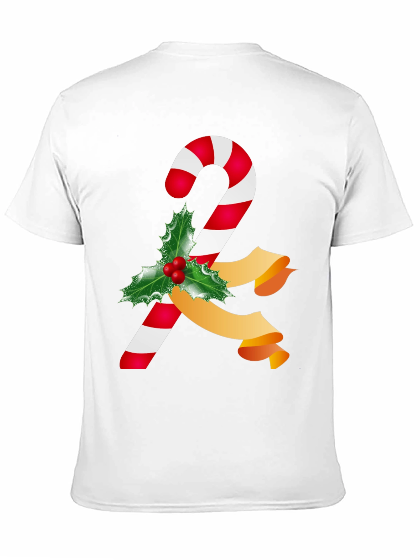 Candy Cane Christmas T-Shirt - Holiday Festive Wear