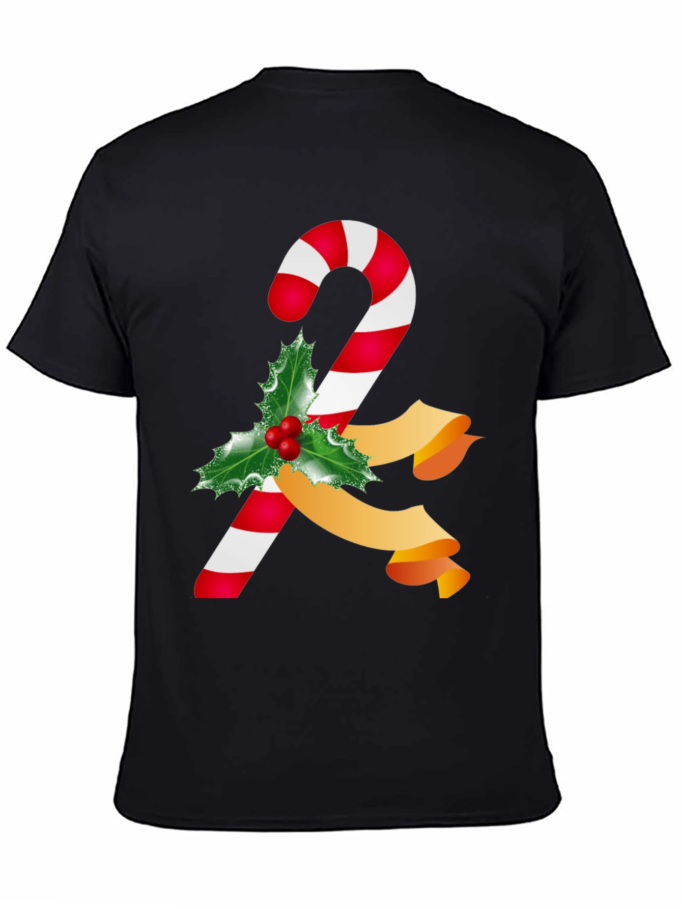 Candy Cane Christmas T-Shirt - Holiday Festive Wear