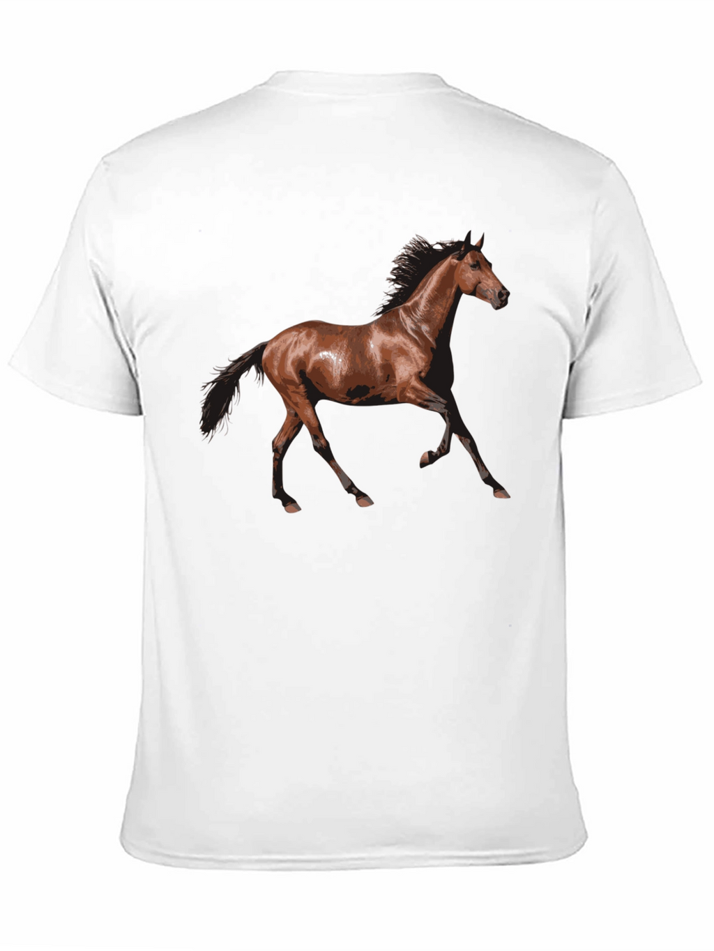 Black Horse Graphic T-Shirt