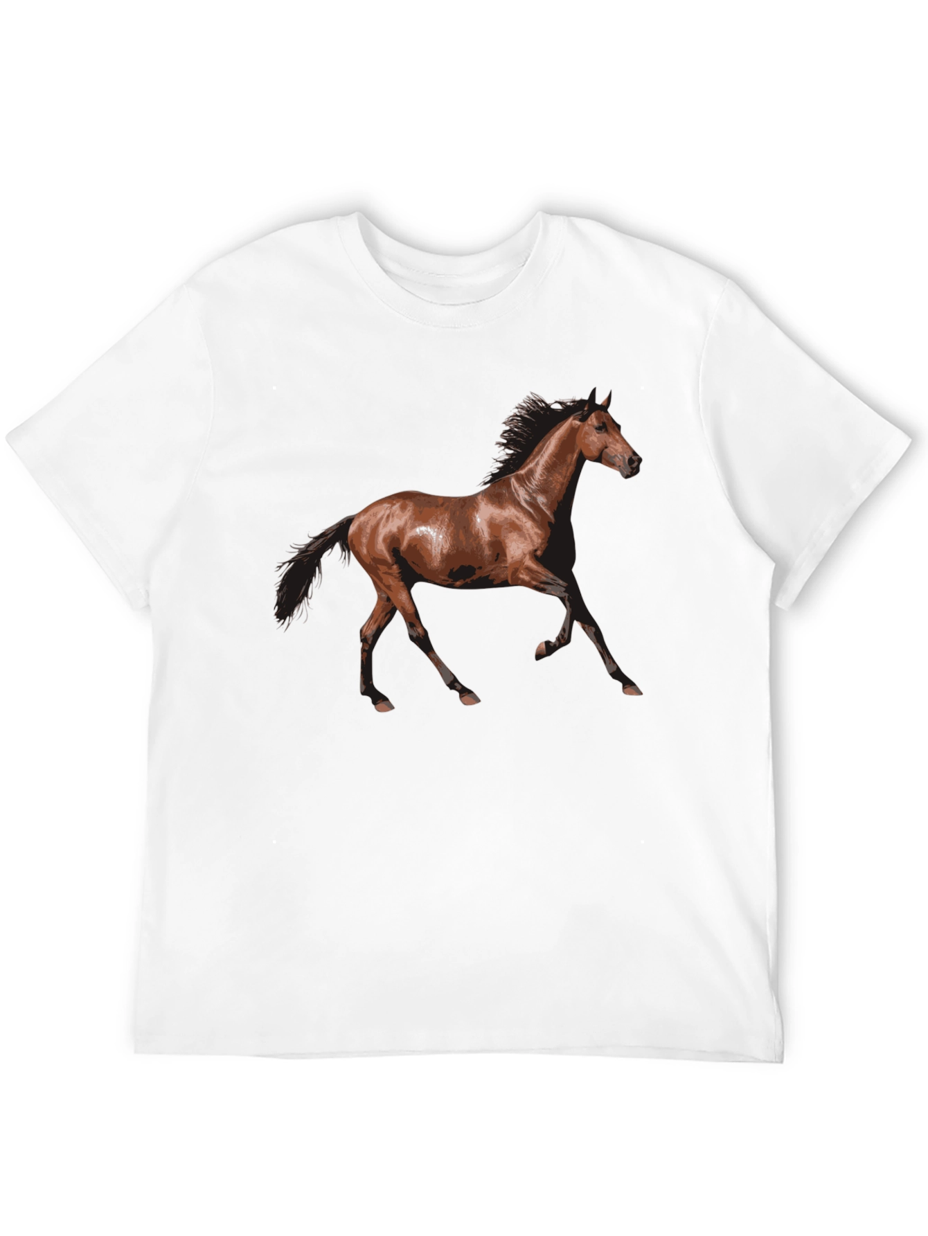 Black Horse Graphic T-Shirt