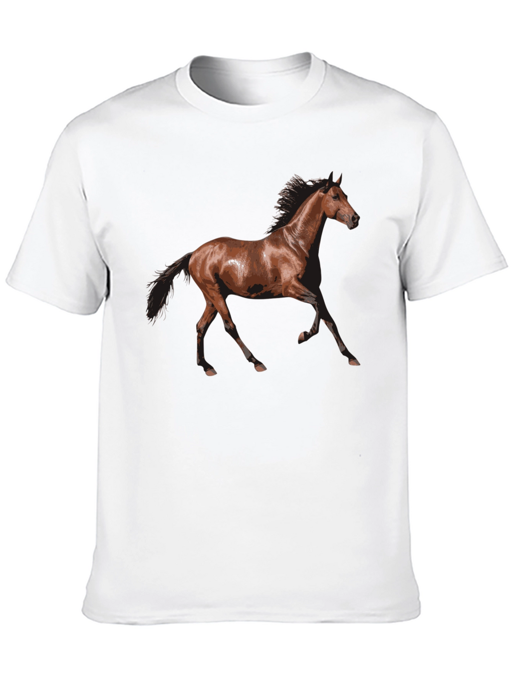Black Horse Graphic T-Shirt
