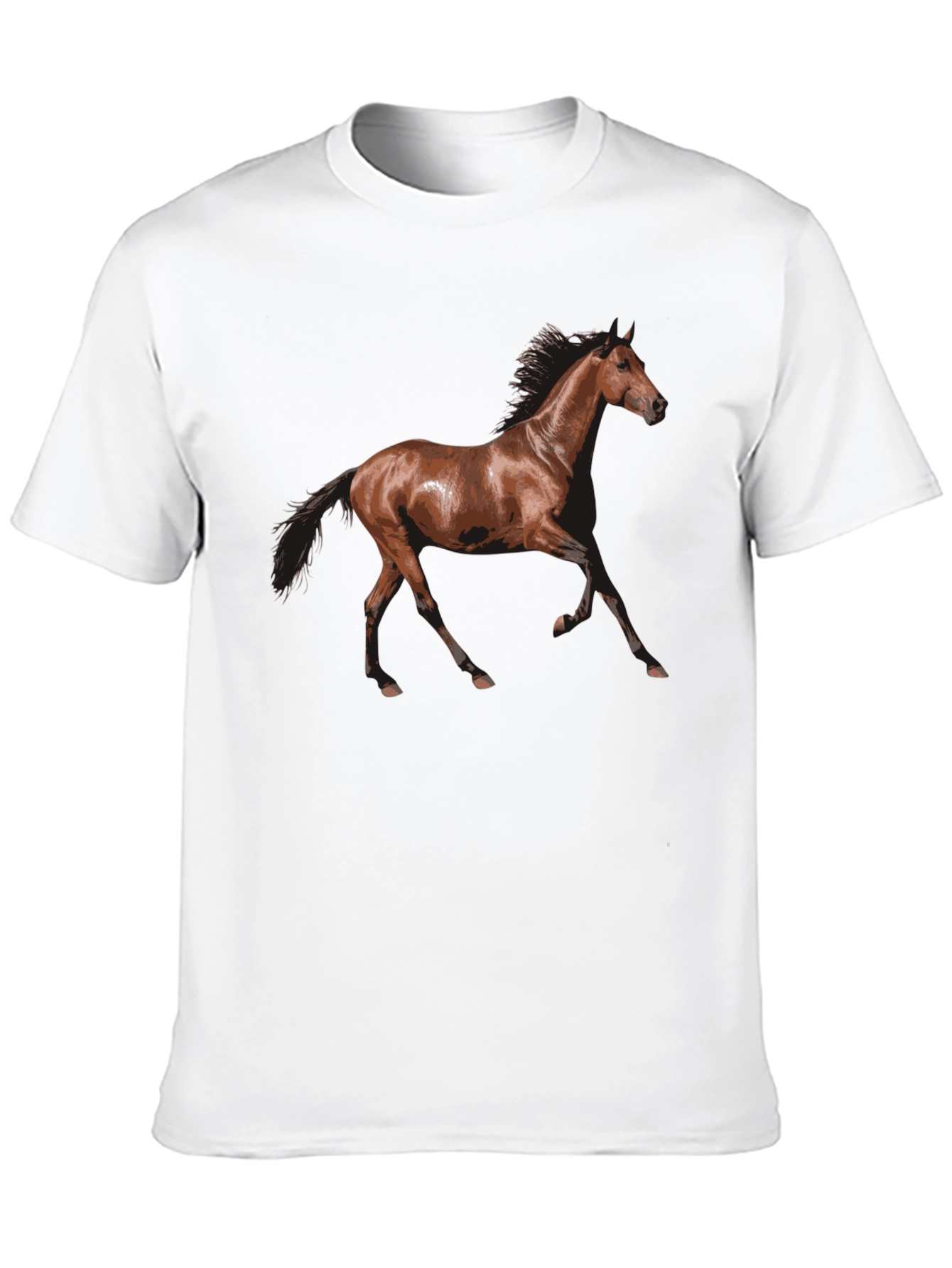 Black Horse Graphic T-Shirt