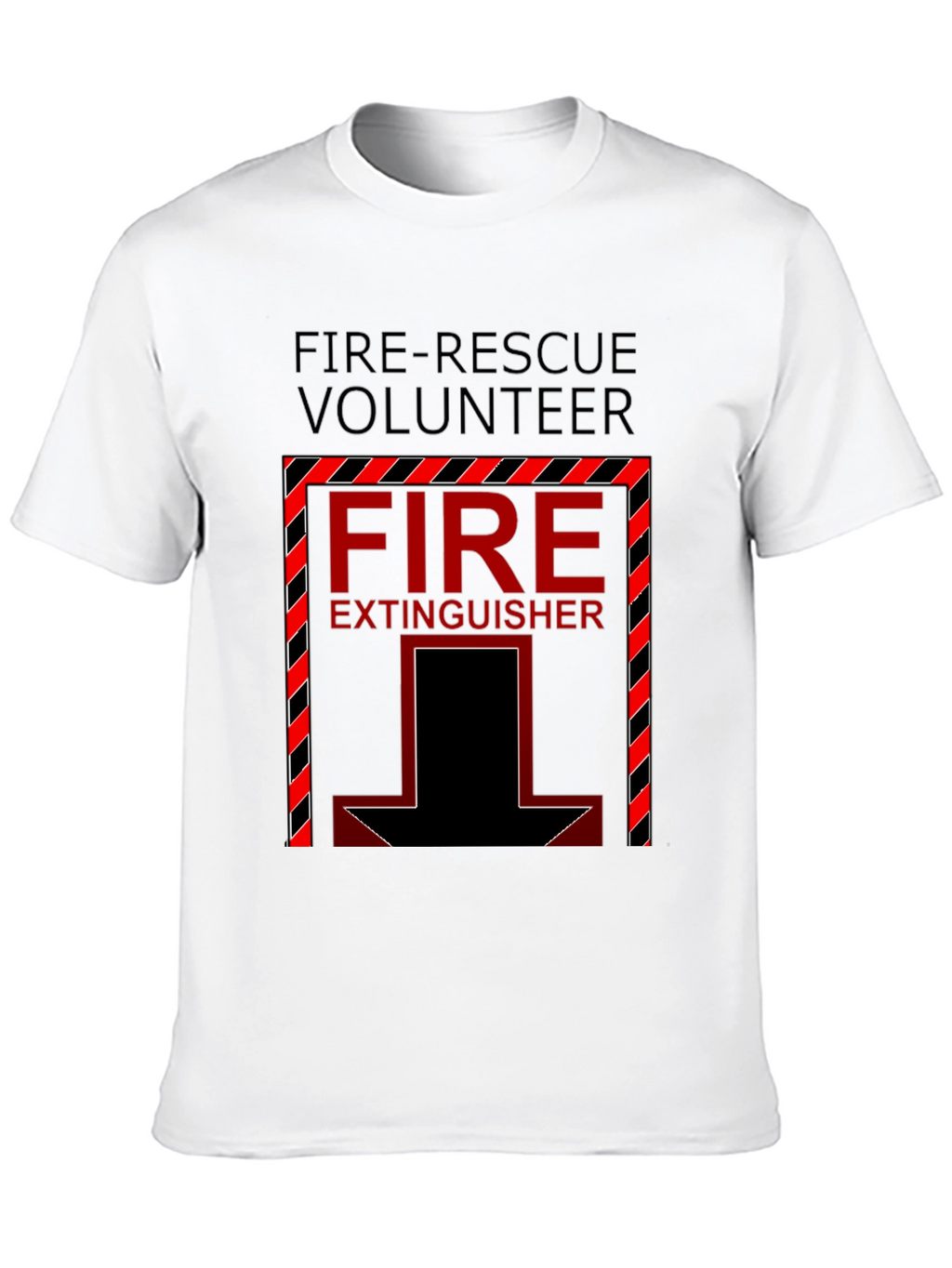 Fire-Rescue Volunteer Fire Extinguisher T-Shirt