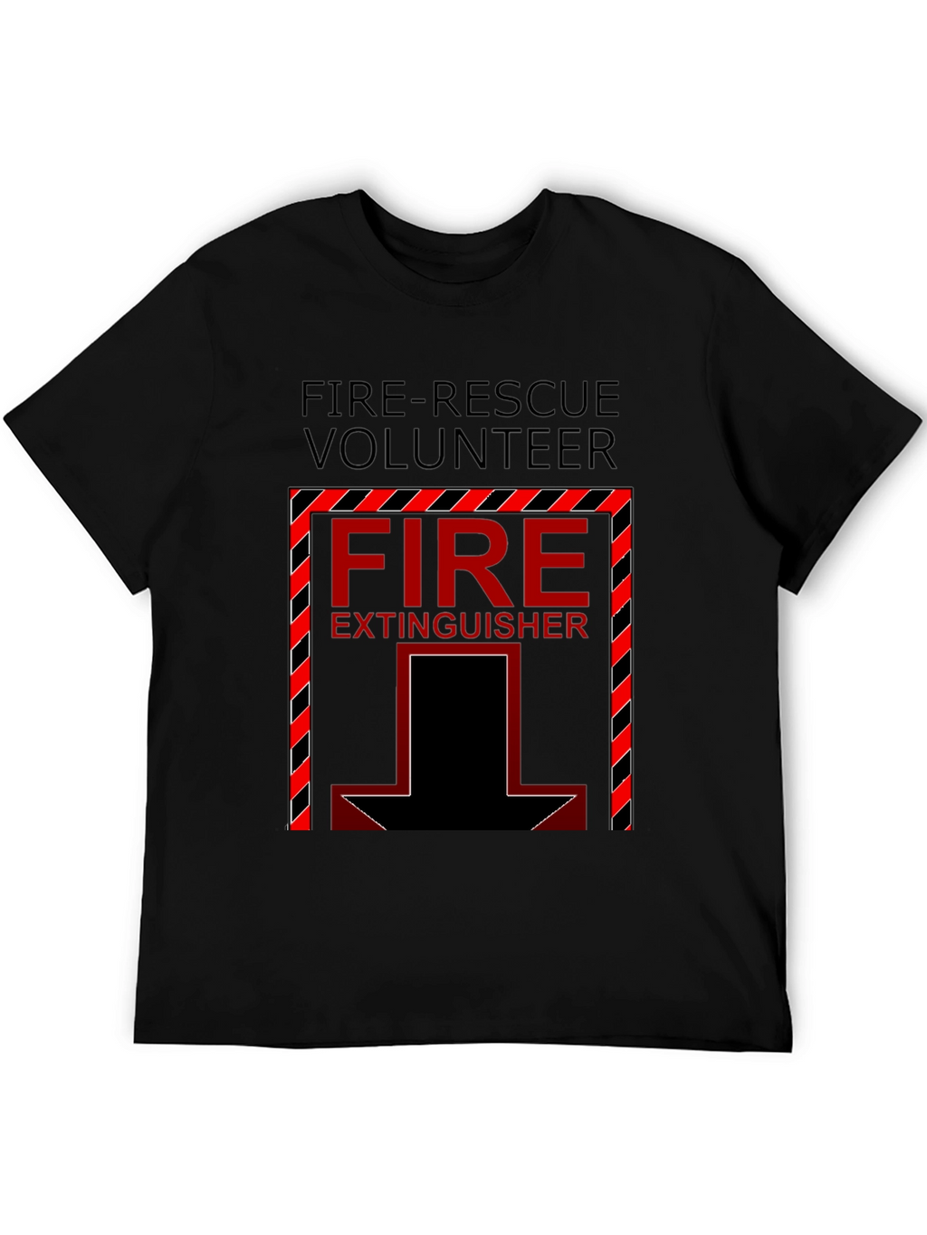 Fire-Rescue Volunteer Fire Extinguisher T-Shirt