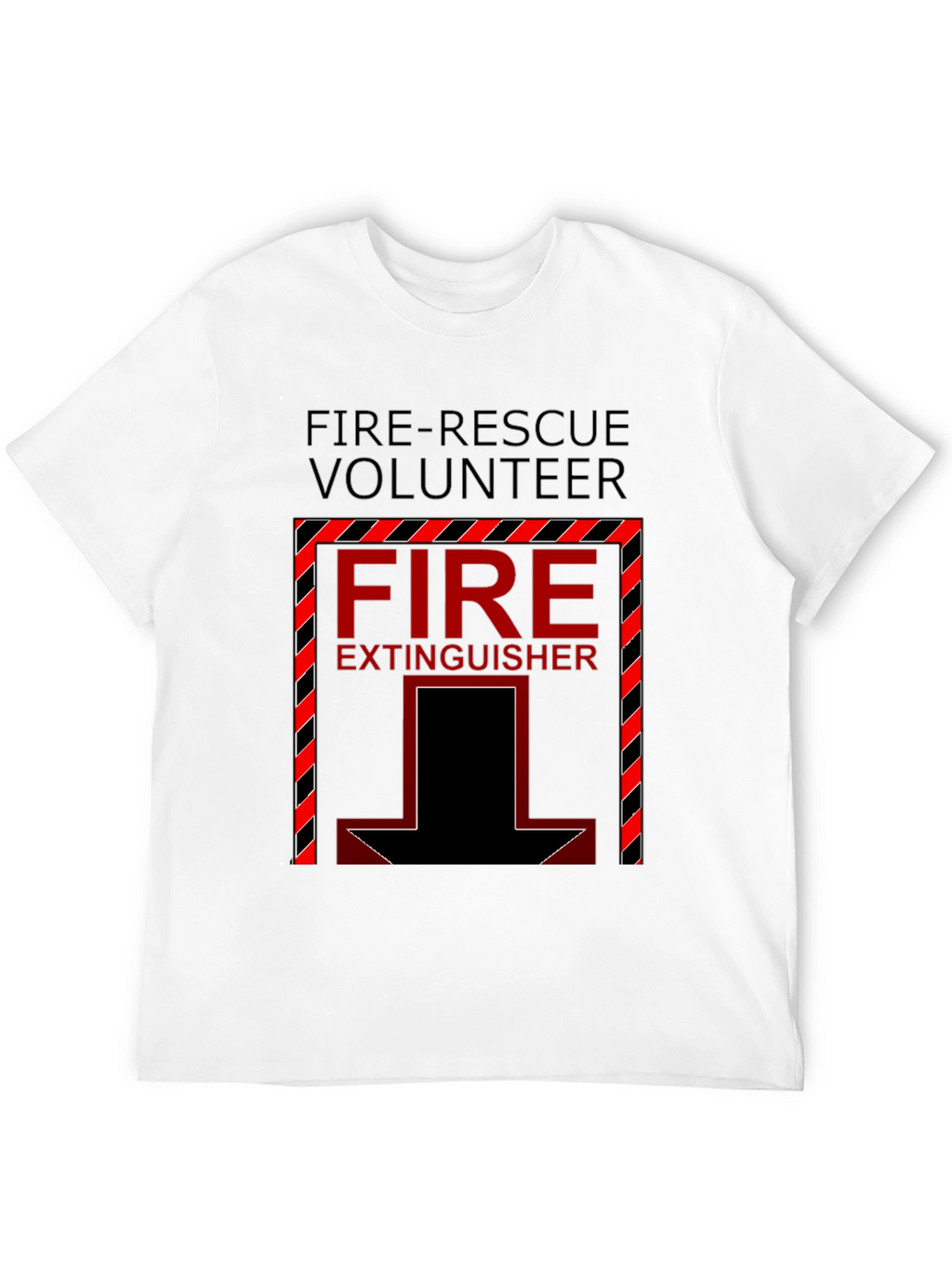 Fire-Rescue Volunteer Fire Extinguisher T-Shirt