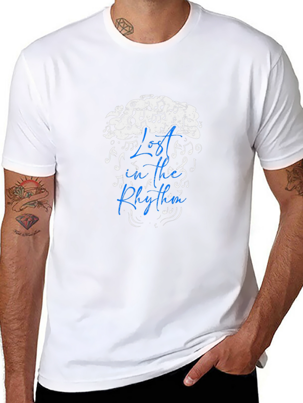 Lost in the Rhythm Graphic T-Shirt