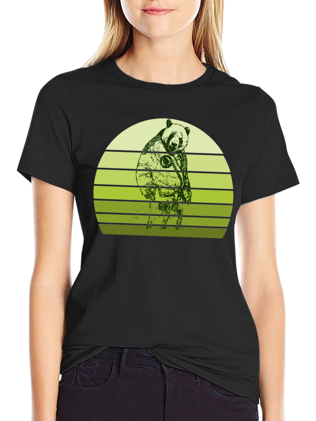 Astronaut Panda T-Shirt - Unique Graphic Tee