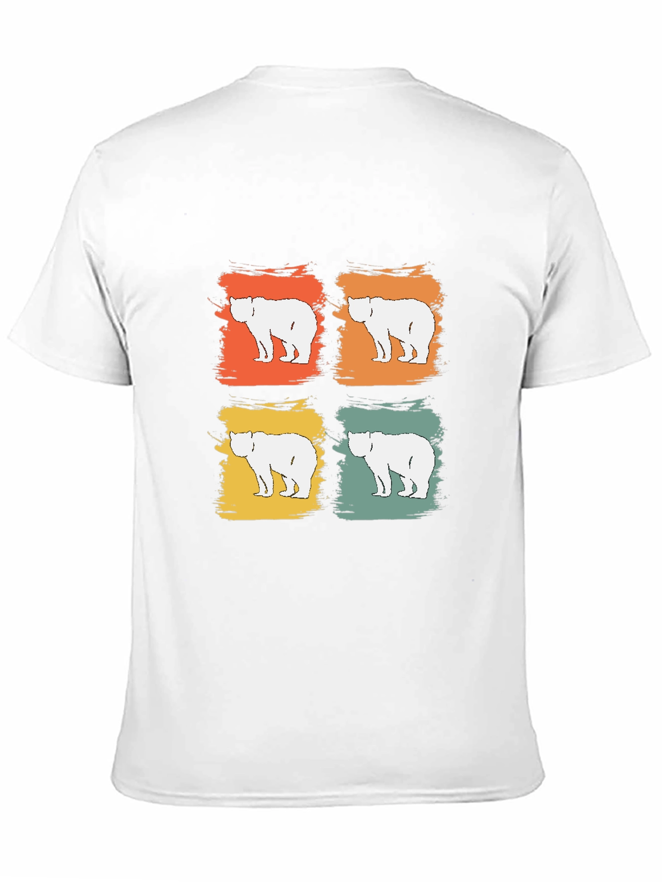 Retro Bear Graphic Tee - Modern Vintage Style