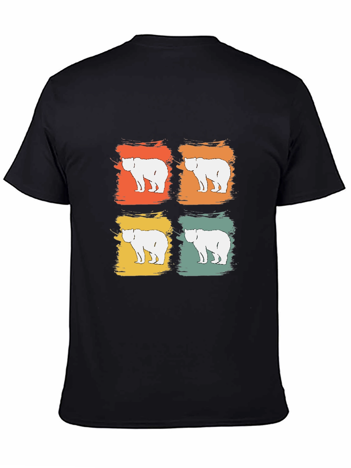 Retro Bear Graphic Tee - Modern Vintage Style