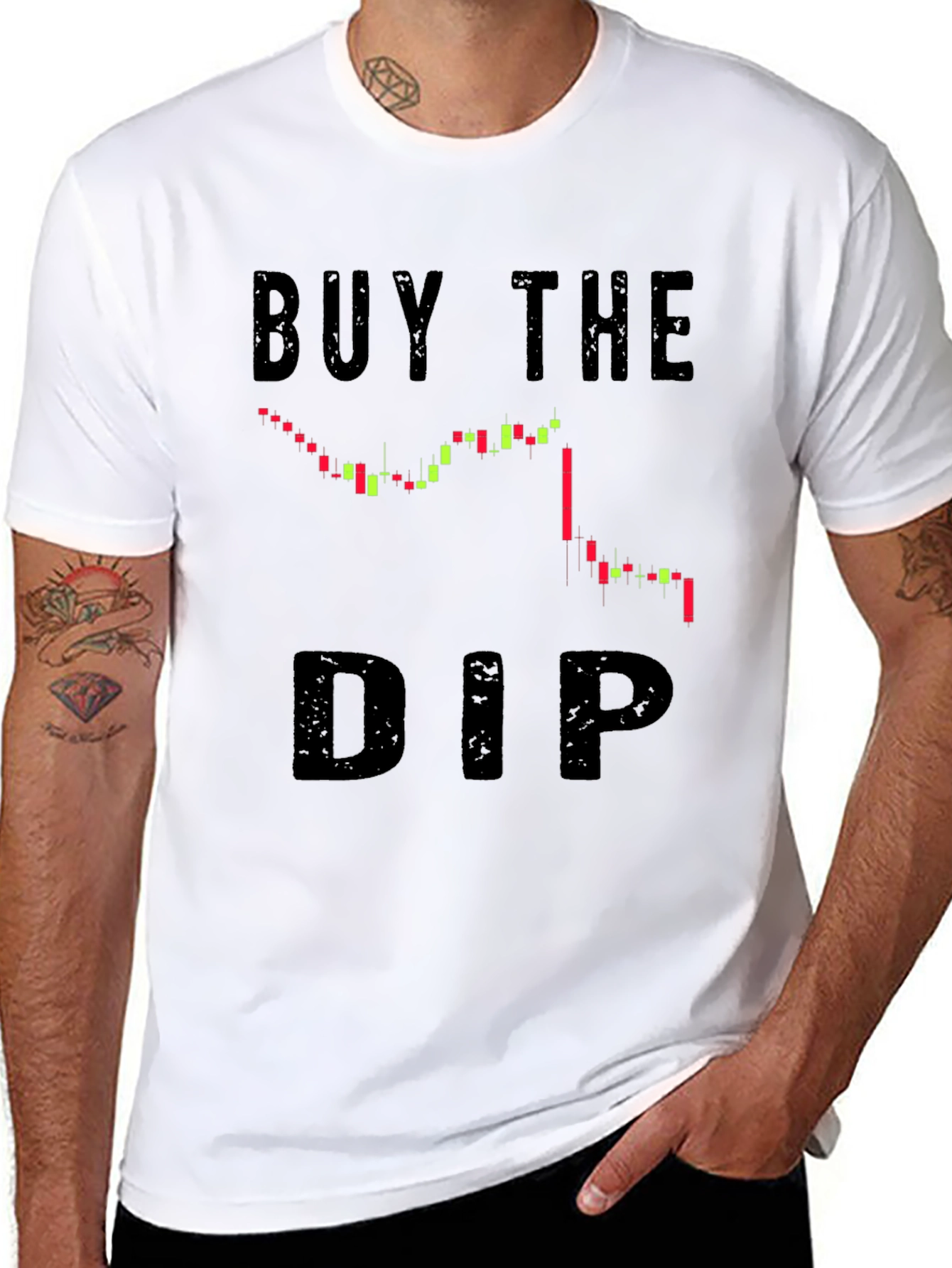 Buy The Dip T-Shirt - Stock Market Apparel
