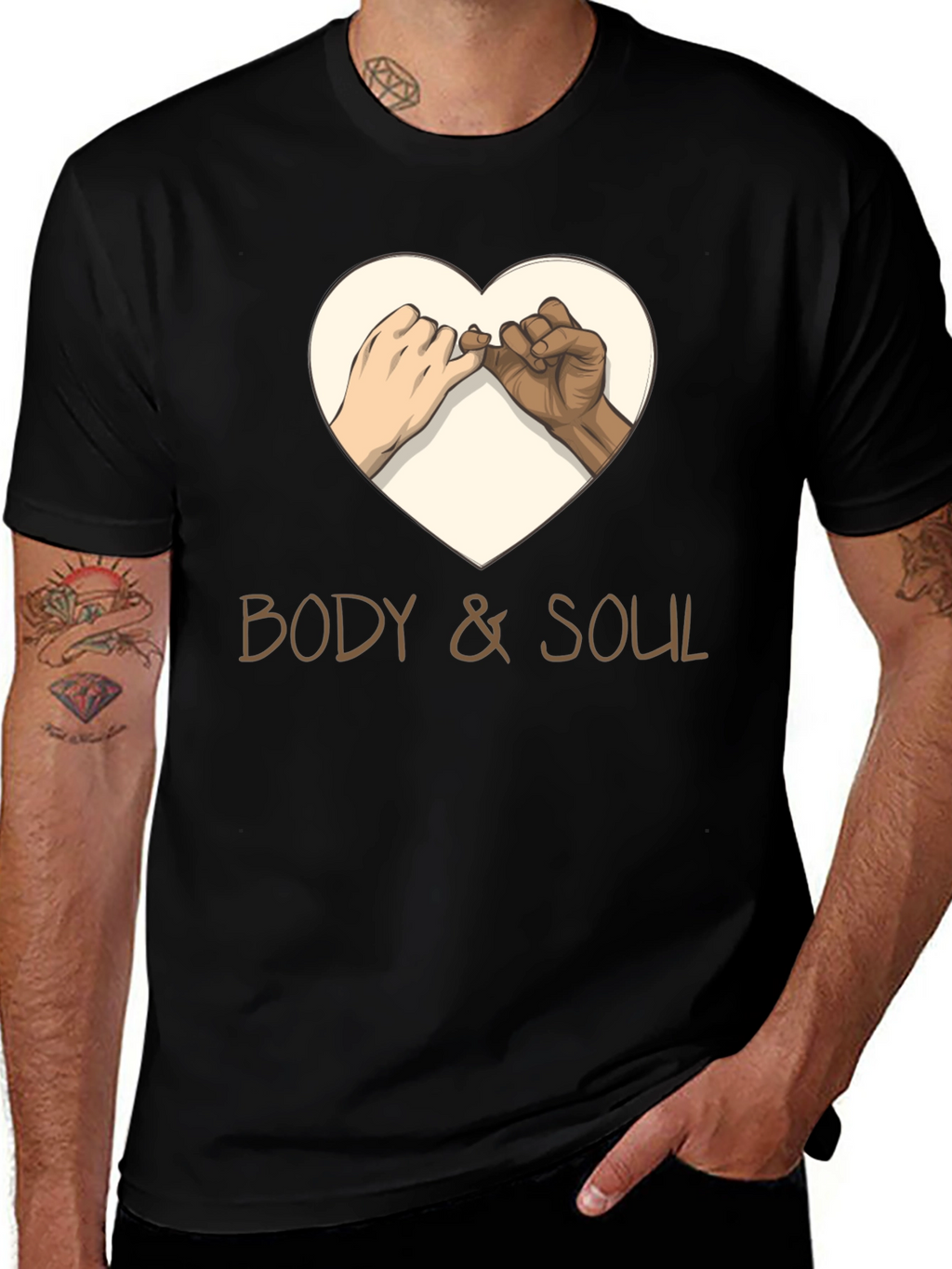 Body & Soul Heart Graphic Tee