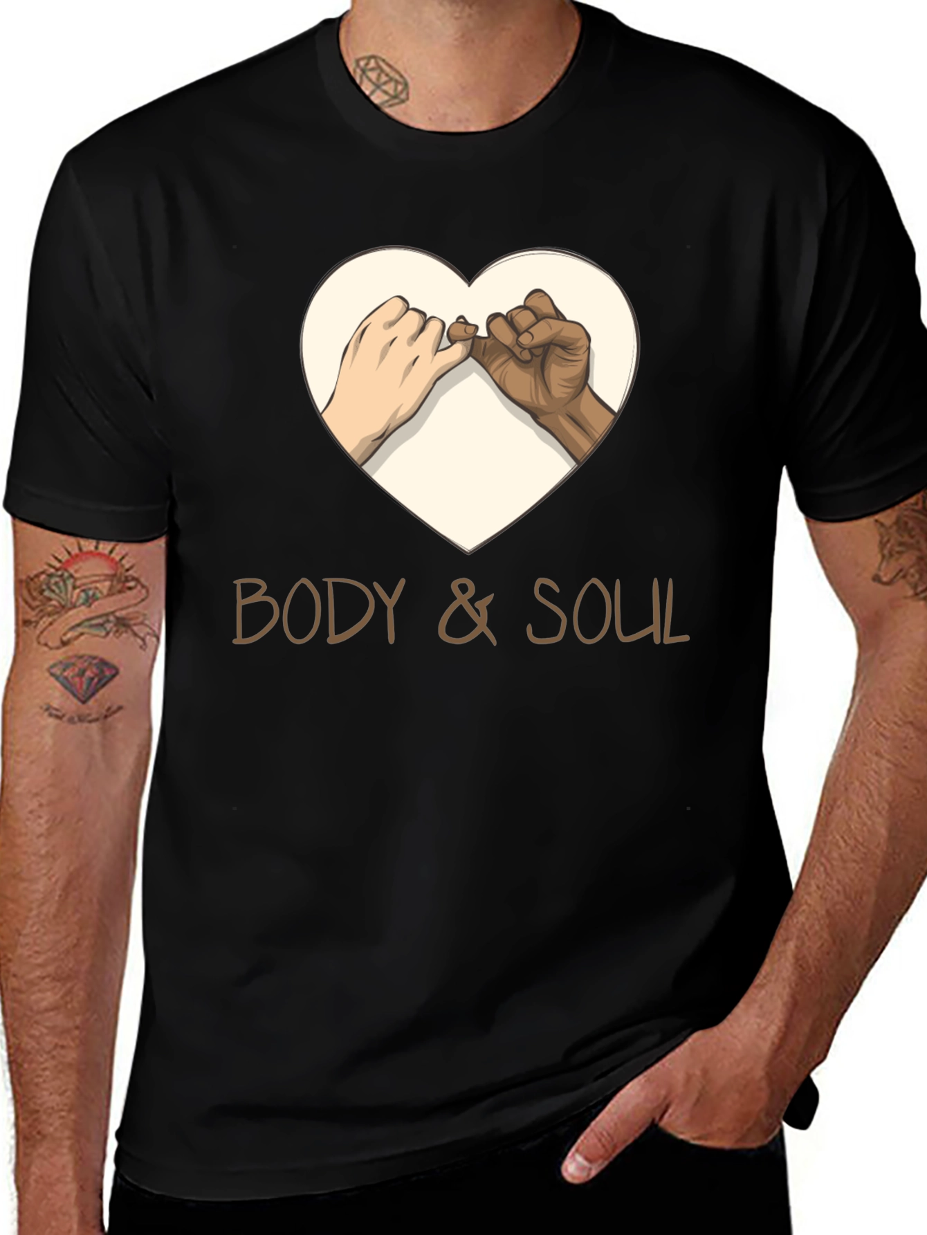 Body & Soul Heart Graphic Tee